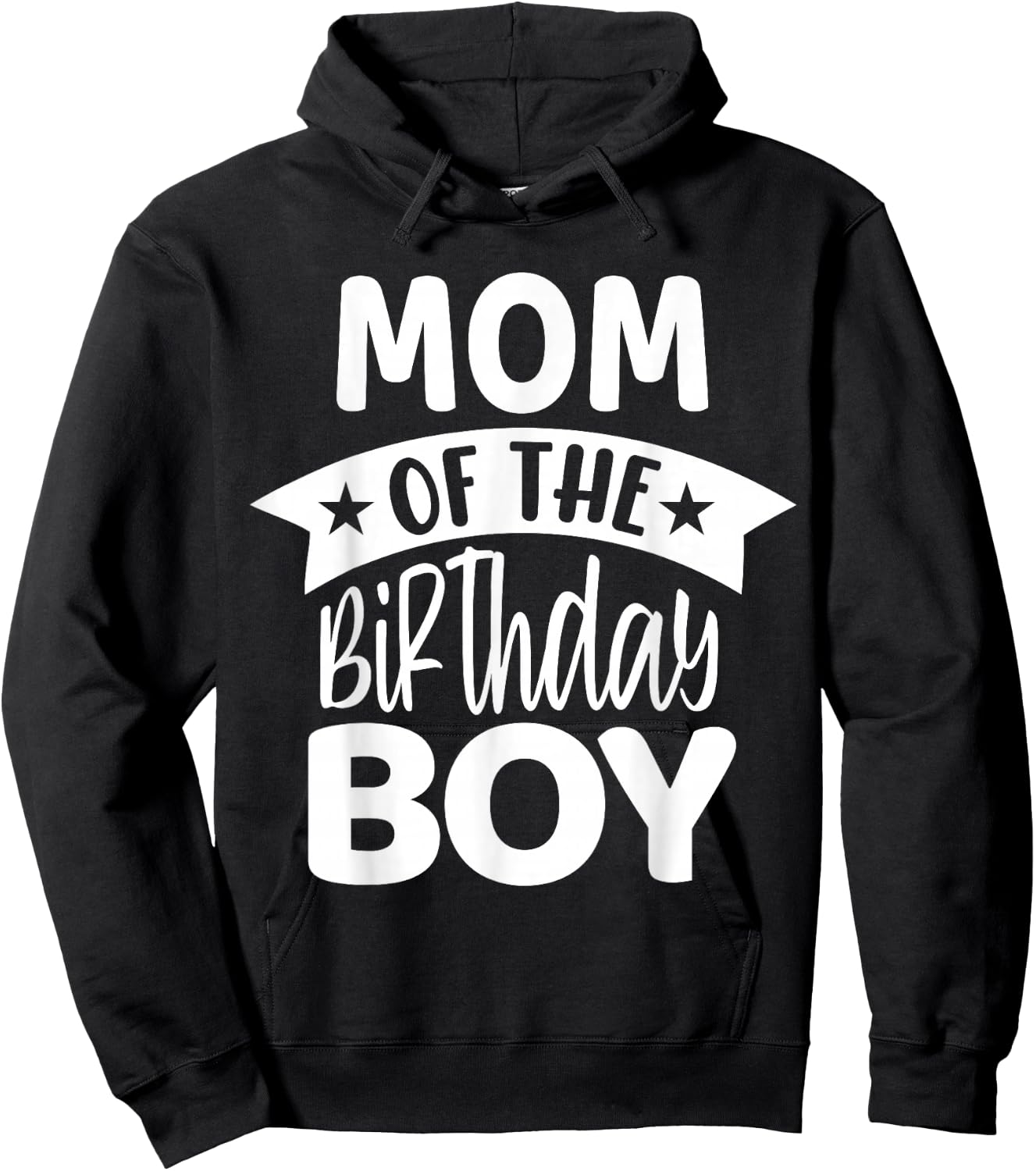 Mom of the Birthday Boy Hoodie - Hoodie | Black