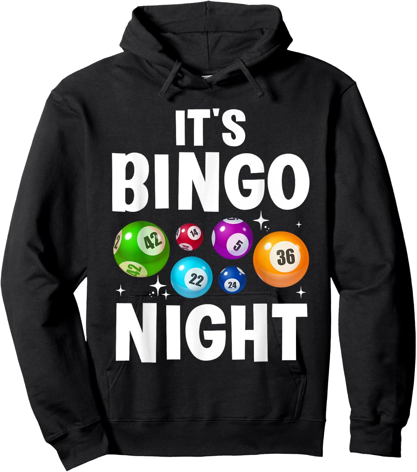 Bingo Night Novelty Women Bingo Lover Bingo Player Hoodie - Hoodie | Black