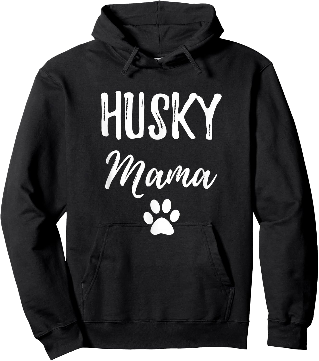 Husky Mama Shirt Funny Dog Mom Gift Hoodie - Hoodie | Black