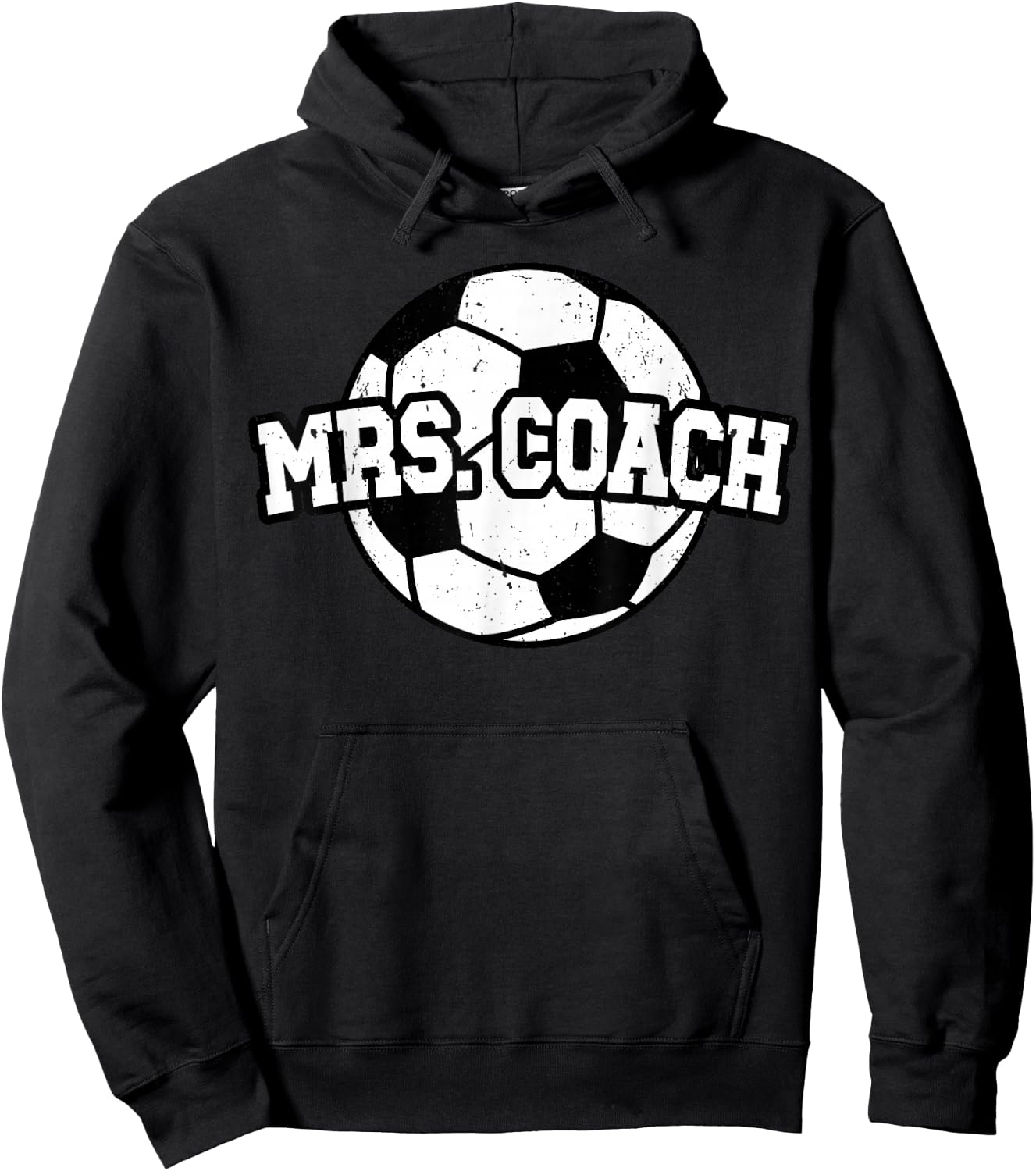 Mrs Coach Soccer Coach Wife Of A Soccer Coach Hoodie - Hoodie | Black