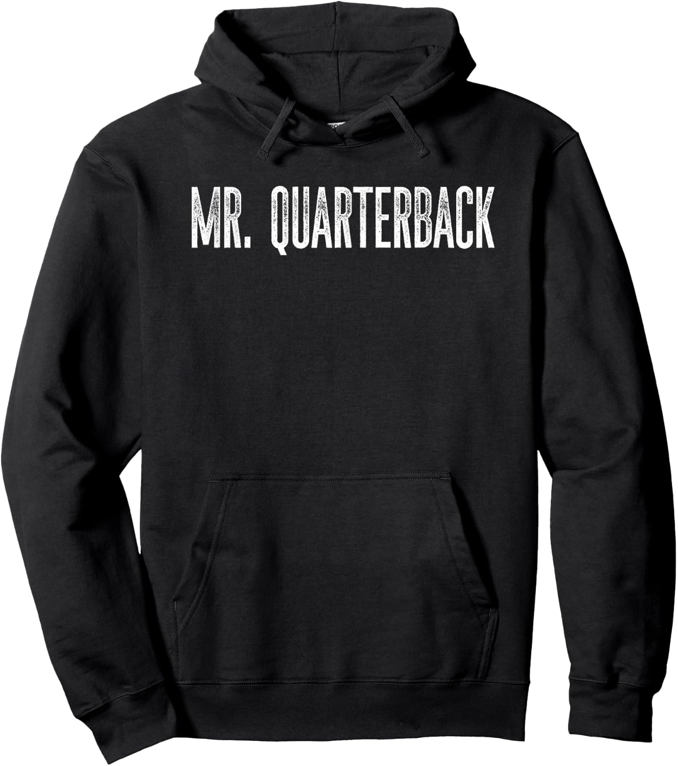Mr. Quarterback Football Funny Humor Novelty Hoodie - Hoodie | Black