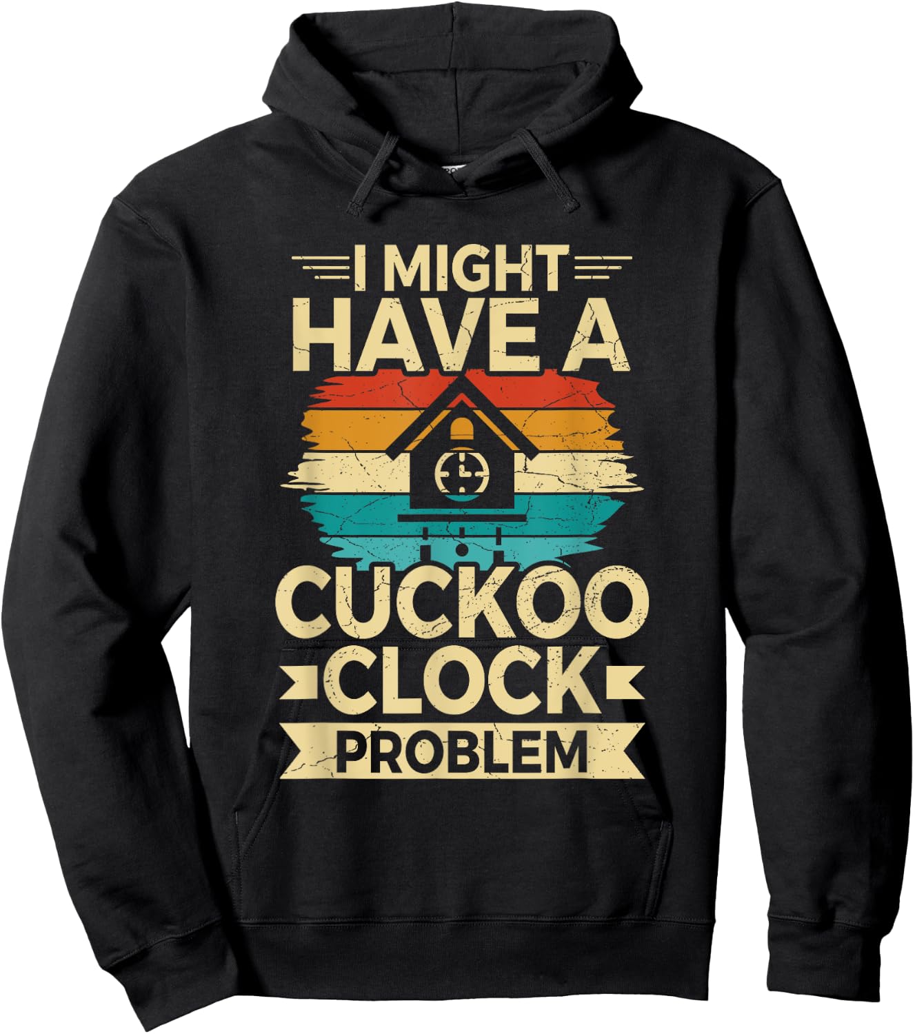 German Cuckoo Clock Quote for a Cuckoo clock lover Hoodie - Hoodie | Black