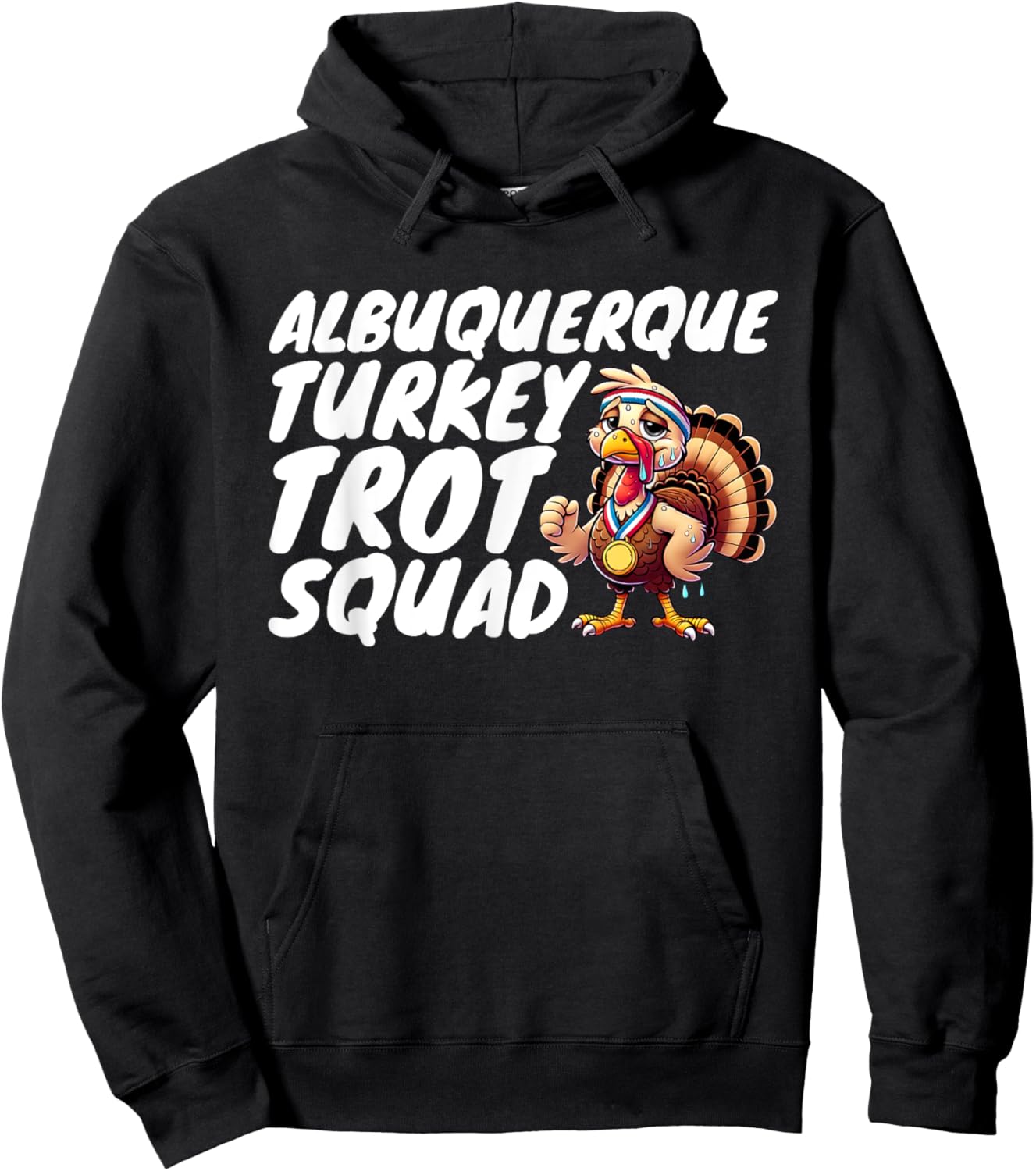 Albuquerque Turkey Trot Squad Hoodie - Hoodie | Black