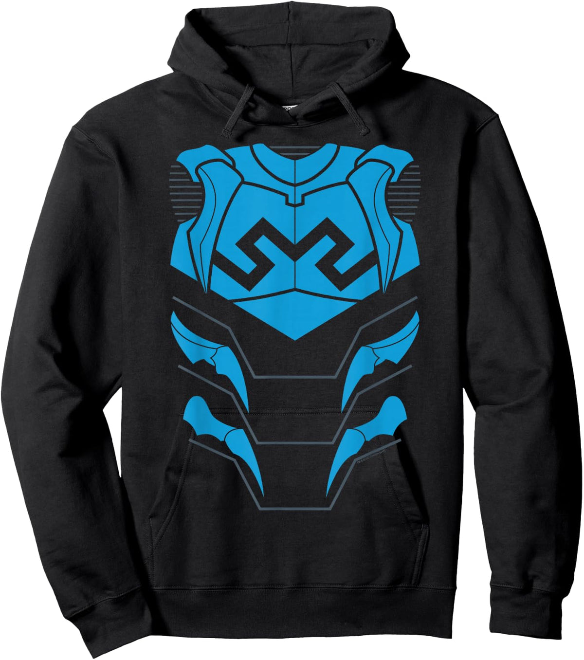 Justice League Blue Beetle Uniform Halloween Costume Hoodie - Hoodie | Black