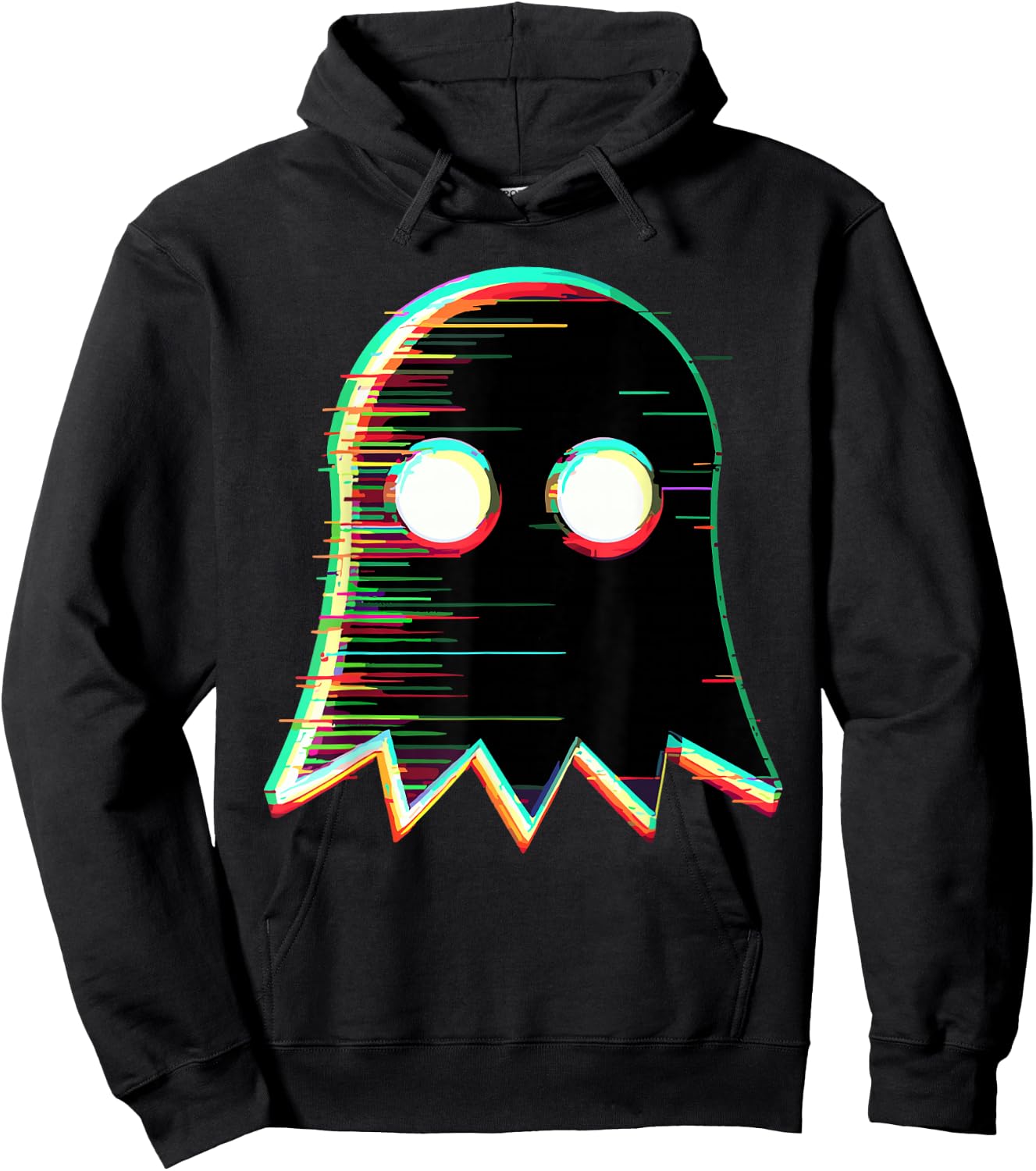 Ghost Vaporwave Halloween Hoodie - Hoodie | Black