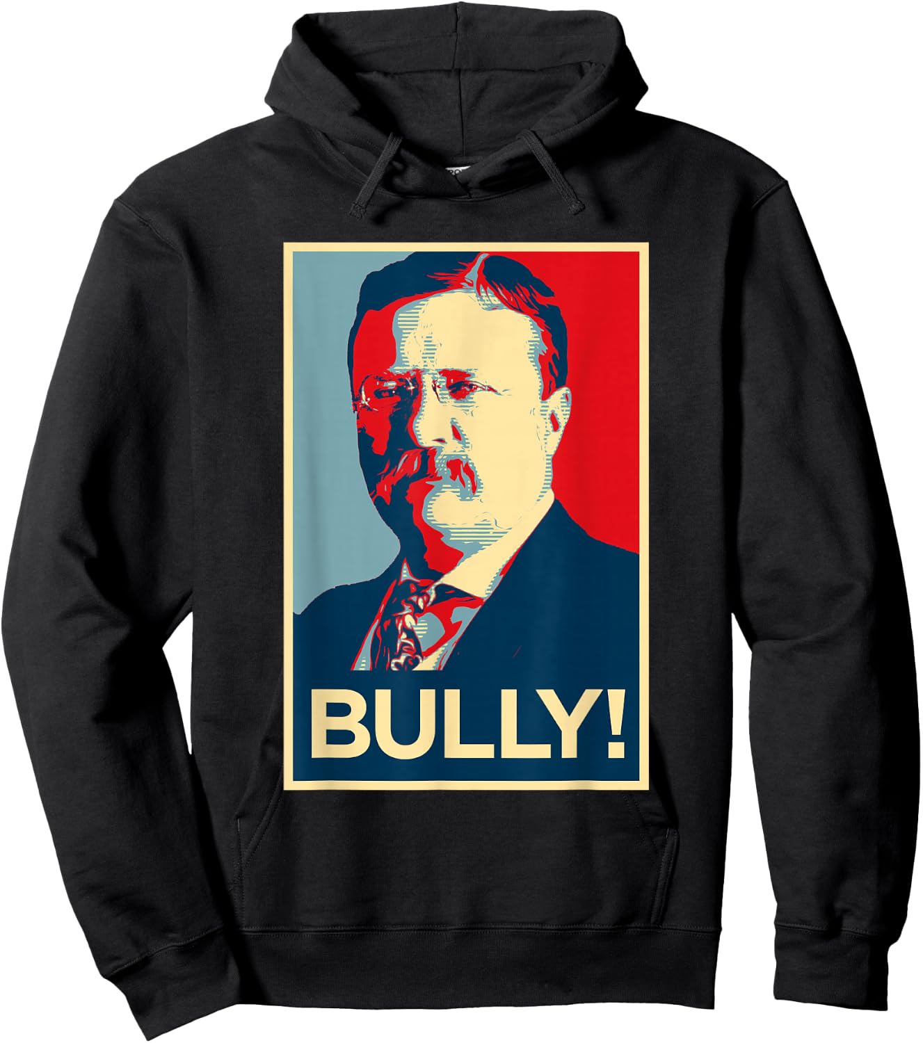Theodore Roosevelt Election Poster Design Hoodie - Hoodie | Black