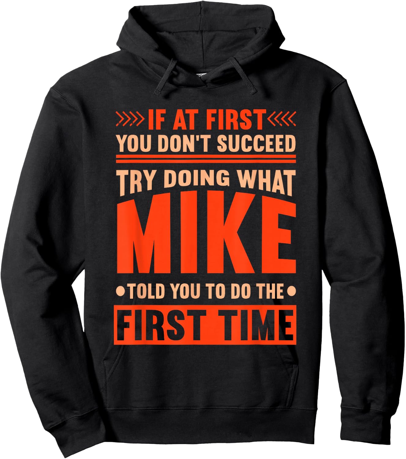 The World Needs More Mikes Quote Funny Mike Name Hoodie - Hoodie | Black