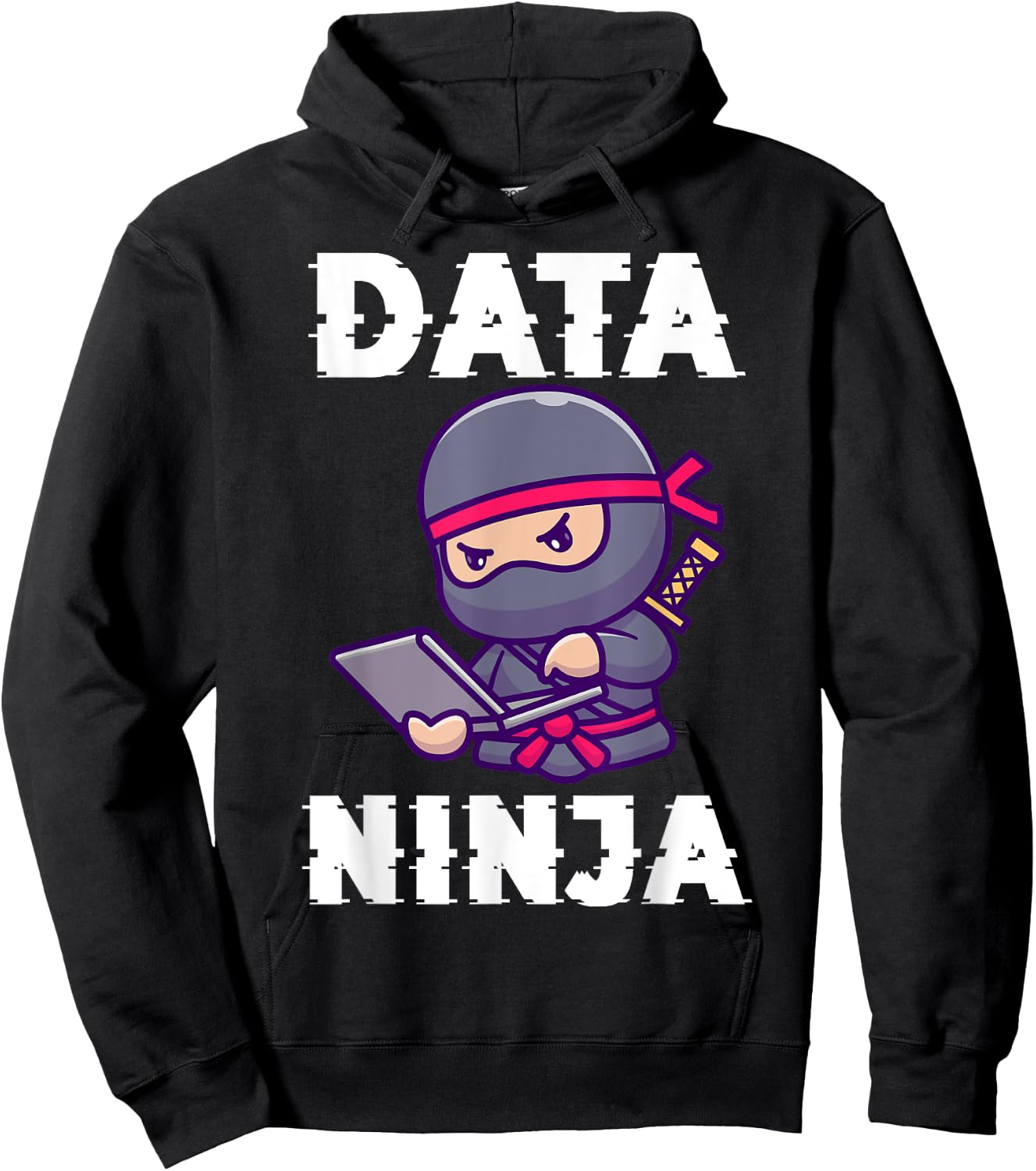 Data Ninja Computer Programmer Ninja Lover Hoodie - Hoodie | Black