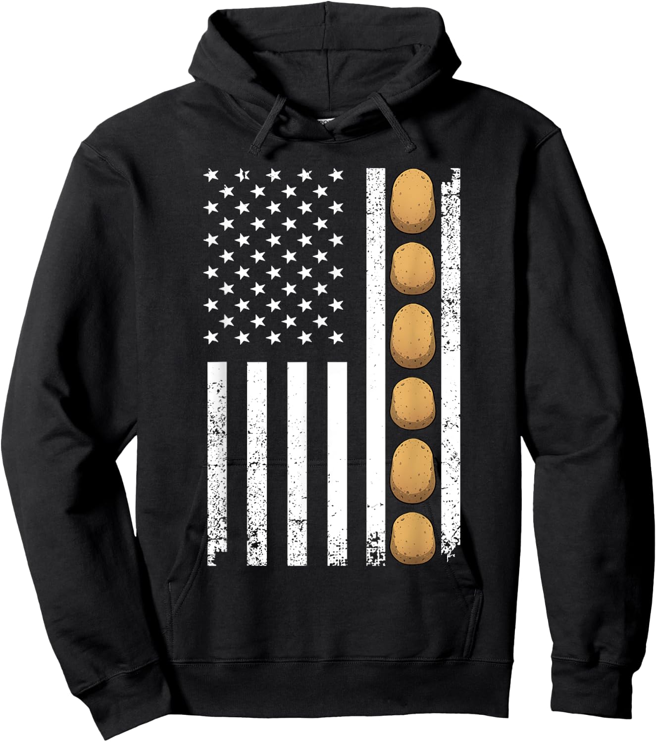 Potato Novelty Women Adult Toddler Gag Potato Lover Hoodie - Hoodie | Black
