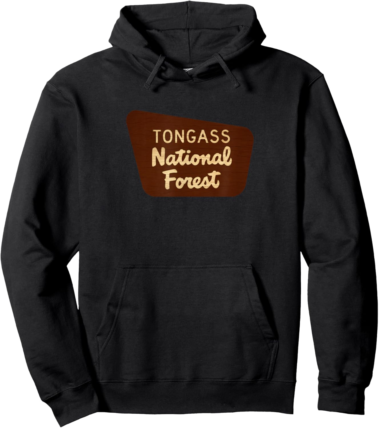 Tongass National Forest Alaska AK Souvenir Hoodie - Hoodie | Black
