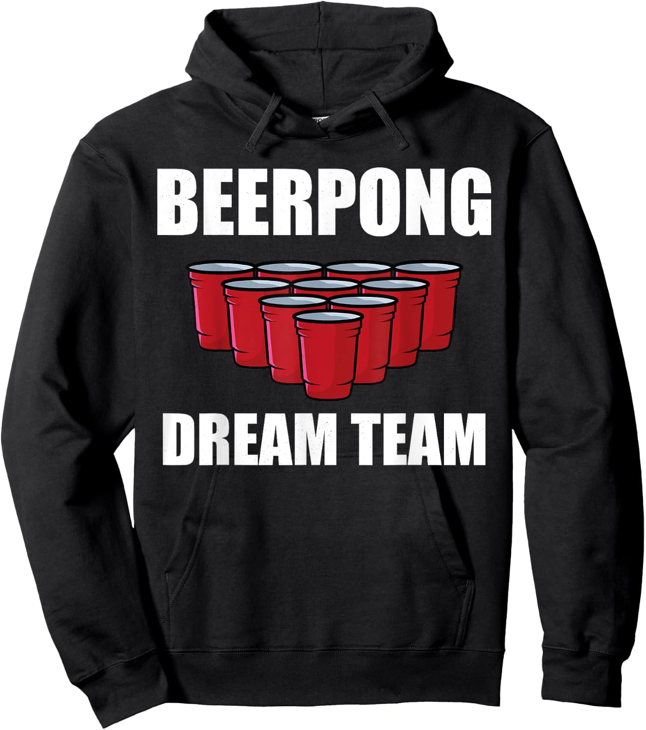 Beerpong Dream Team Beer Pong Jersey Champion Party Beer Pong Hoodie - Hoodie | Black
