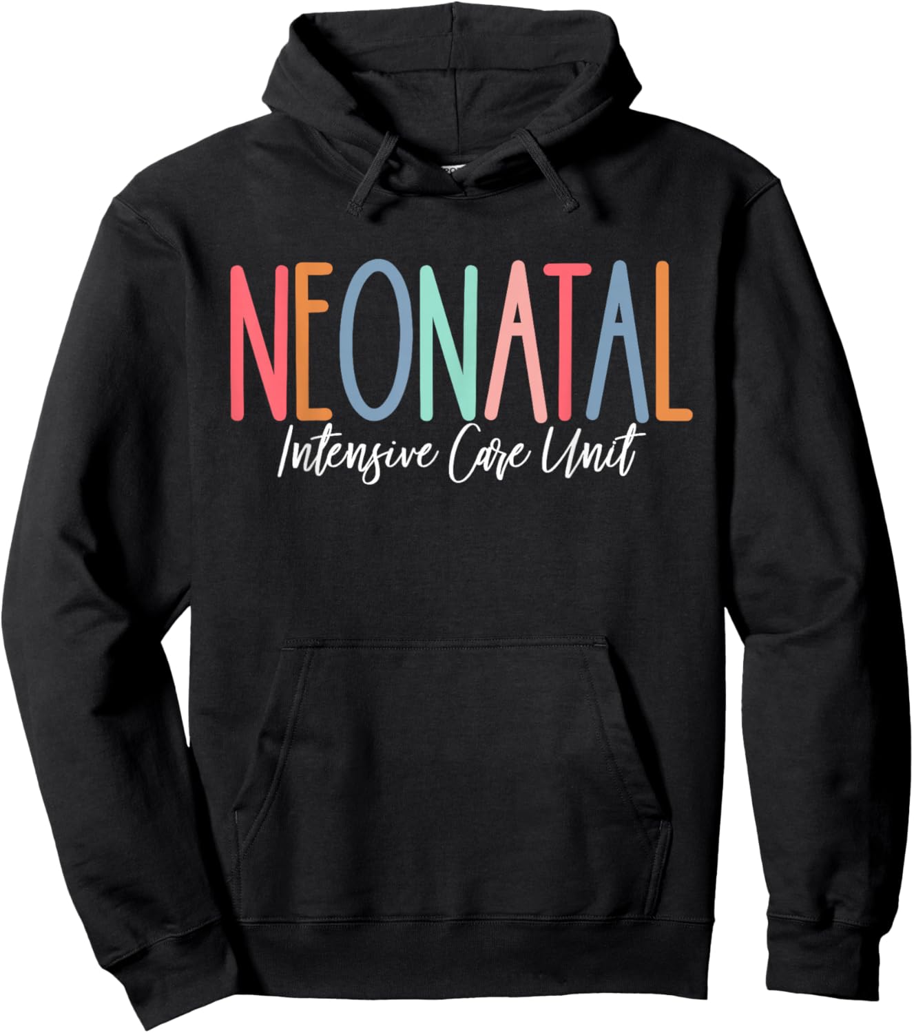 NICU Nurse Neonatal Intensive Care Unit Cute NICU For Nurses Hoodie - Hoodie | Black