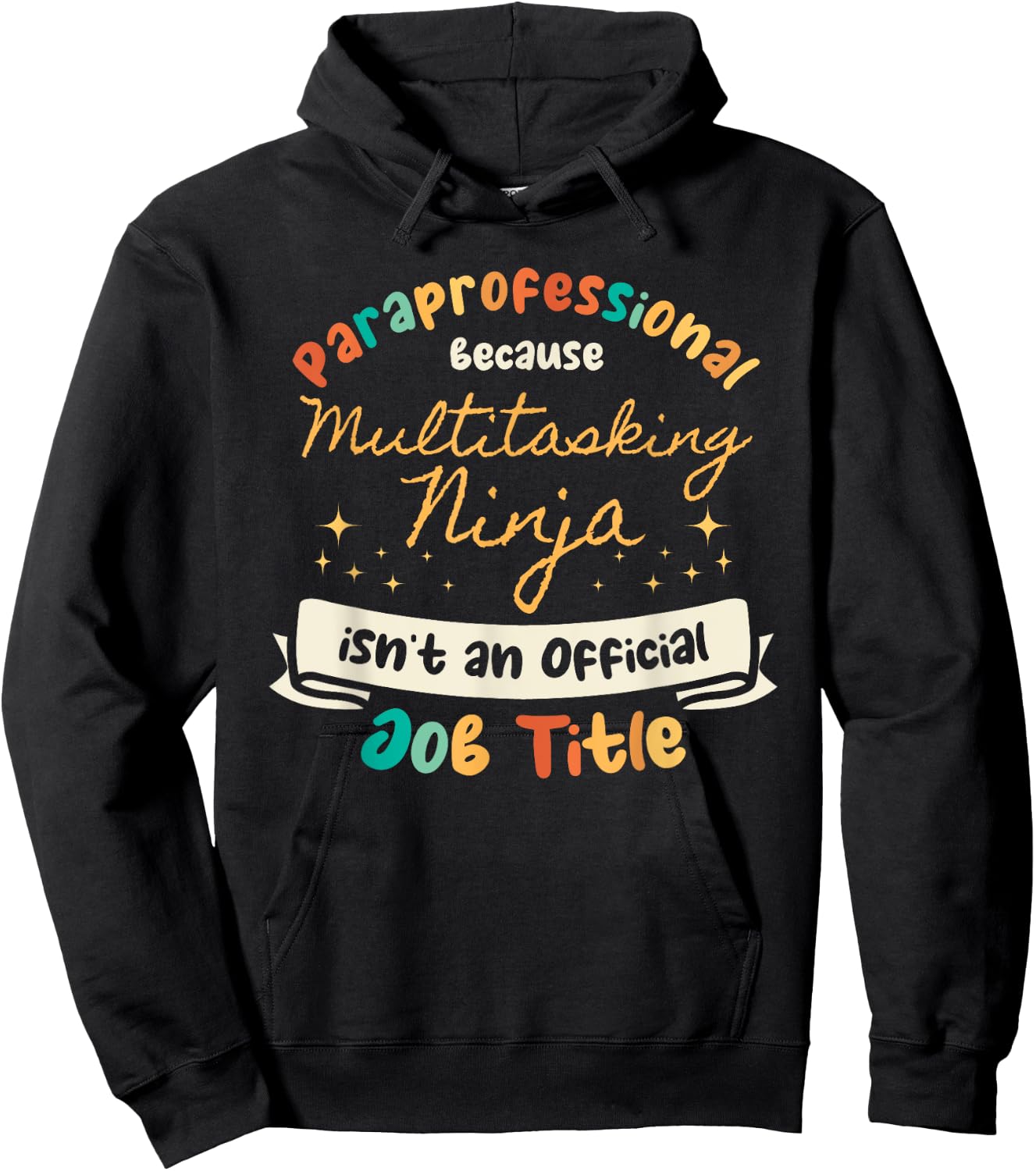 para Educator Paraprofessional Parapro Teacher Hoodie - Hoodie | Black