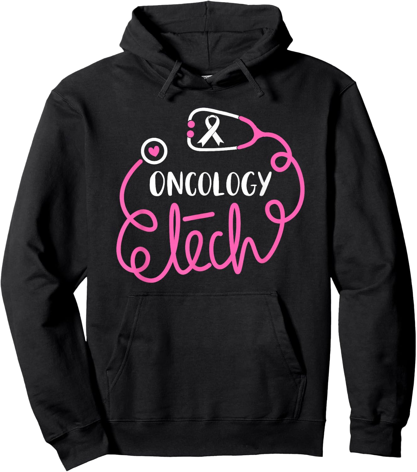 Oncology Tech Cancer Awareness Radiation Oncology technician Hoodie - Hoodie | Black