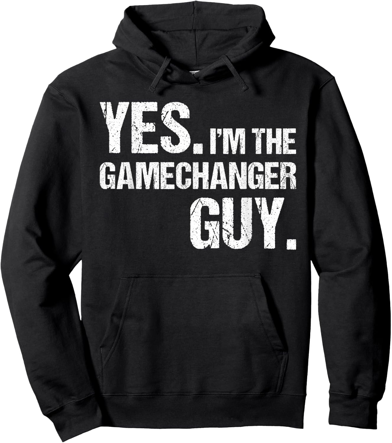 Yes I'm The Gamechanger Guy, Funny Baseball Boys Hoodie - Hoodie | Black