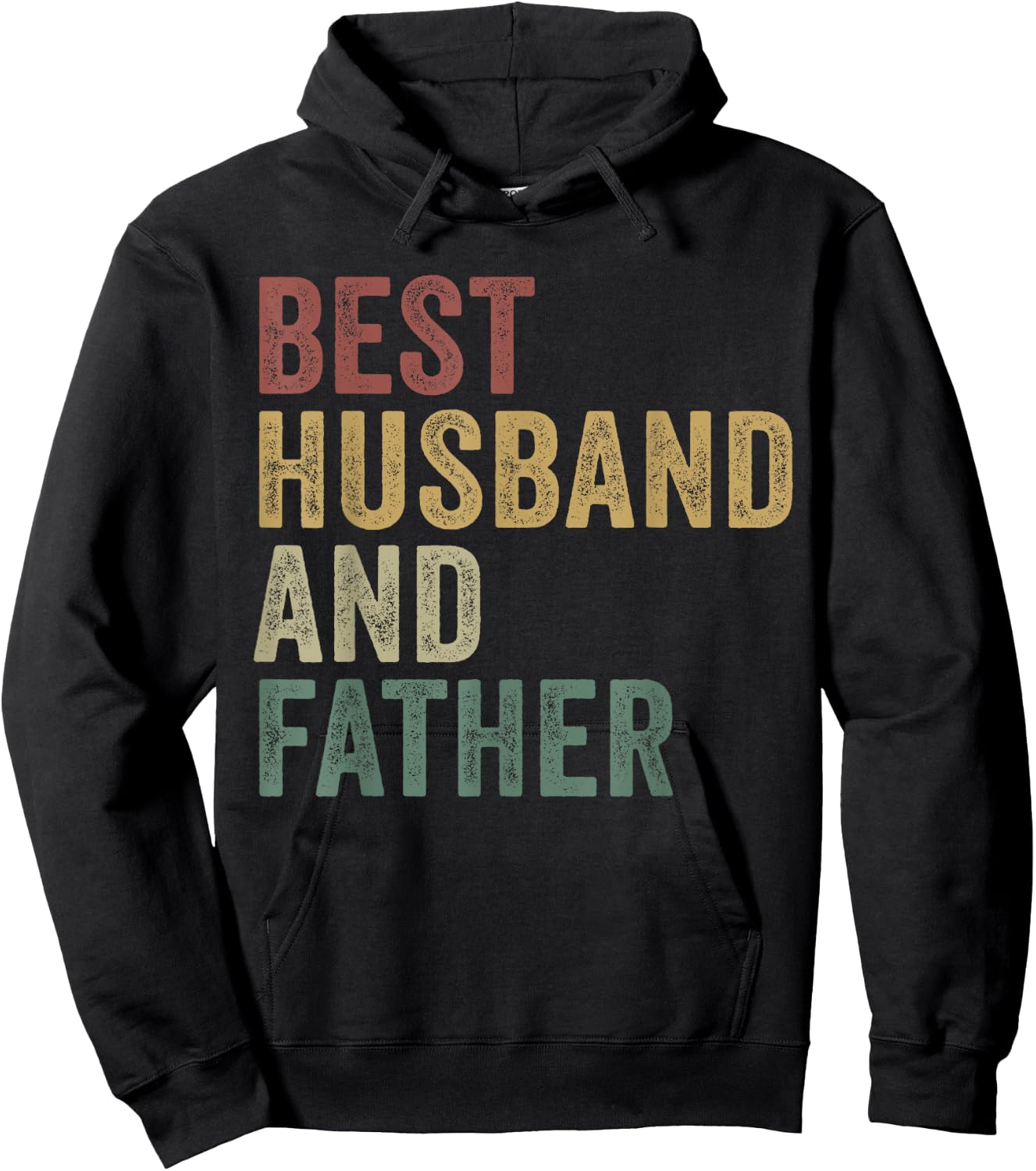 Best Husband And Dad Funny Daddy Married Man Legend Hoodie - Hoodie | Black