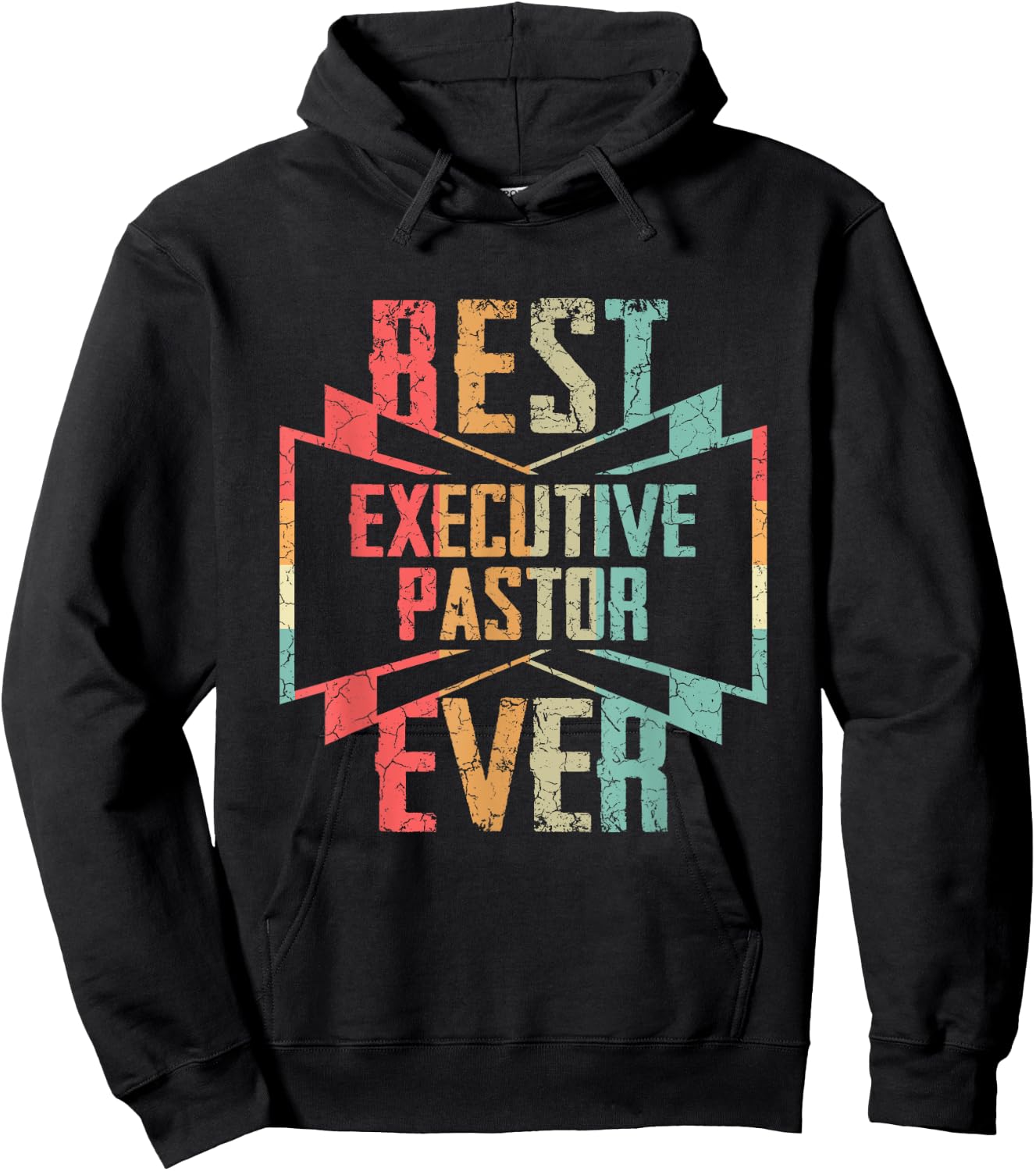 Best Executive Pastor Ever Job Title Hoodie - Hoodie | Black