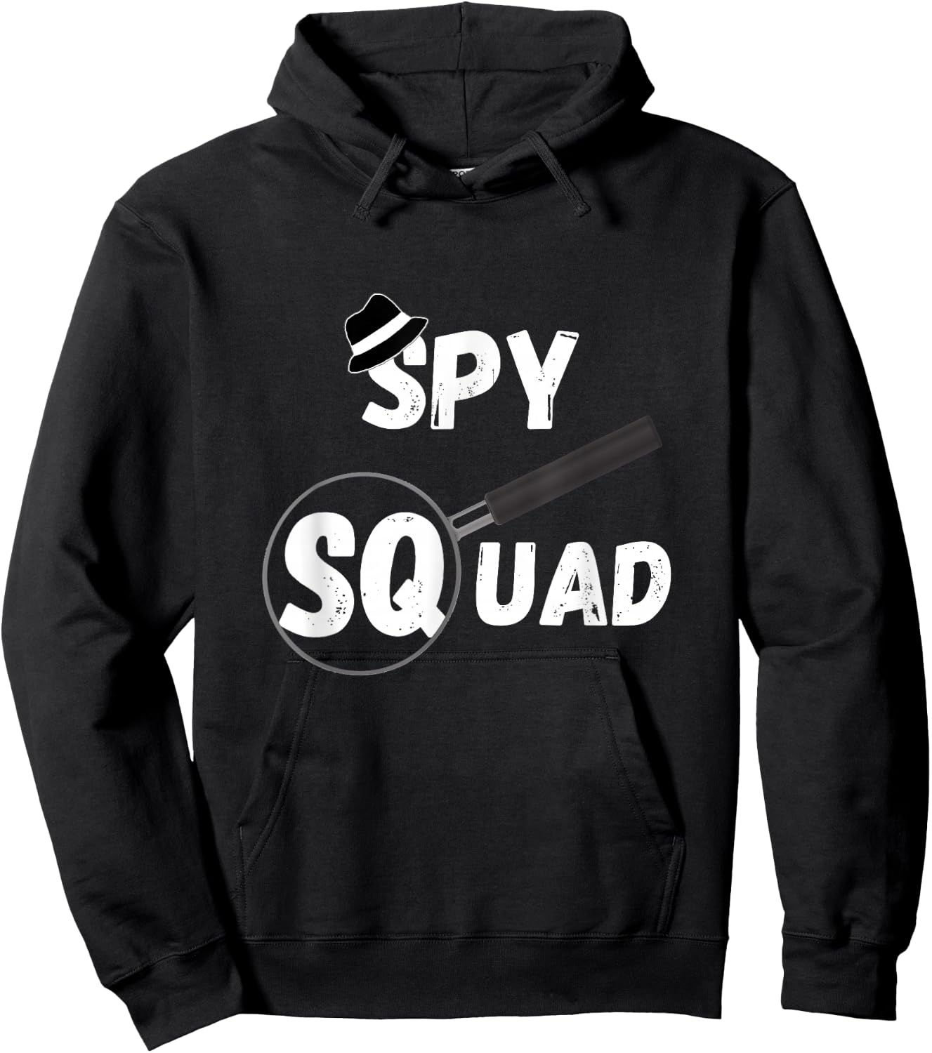 Spy Squad Detective Team Spying Crew Investigate Espionage Hoodie - Hoodie | Black