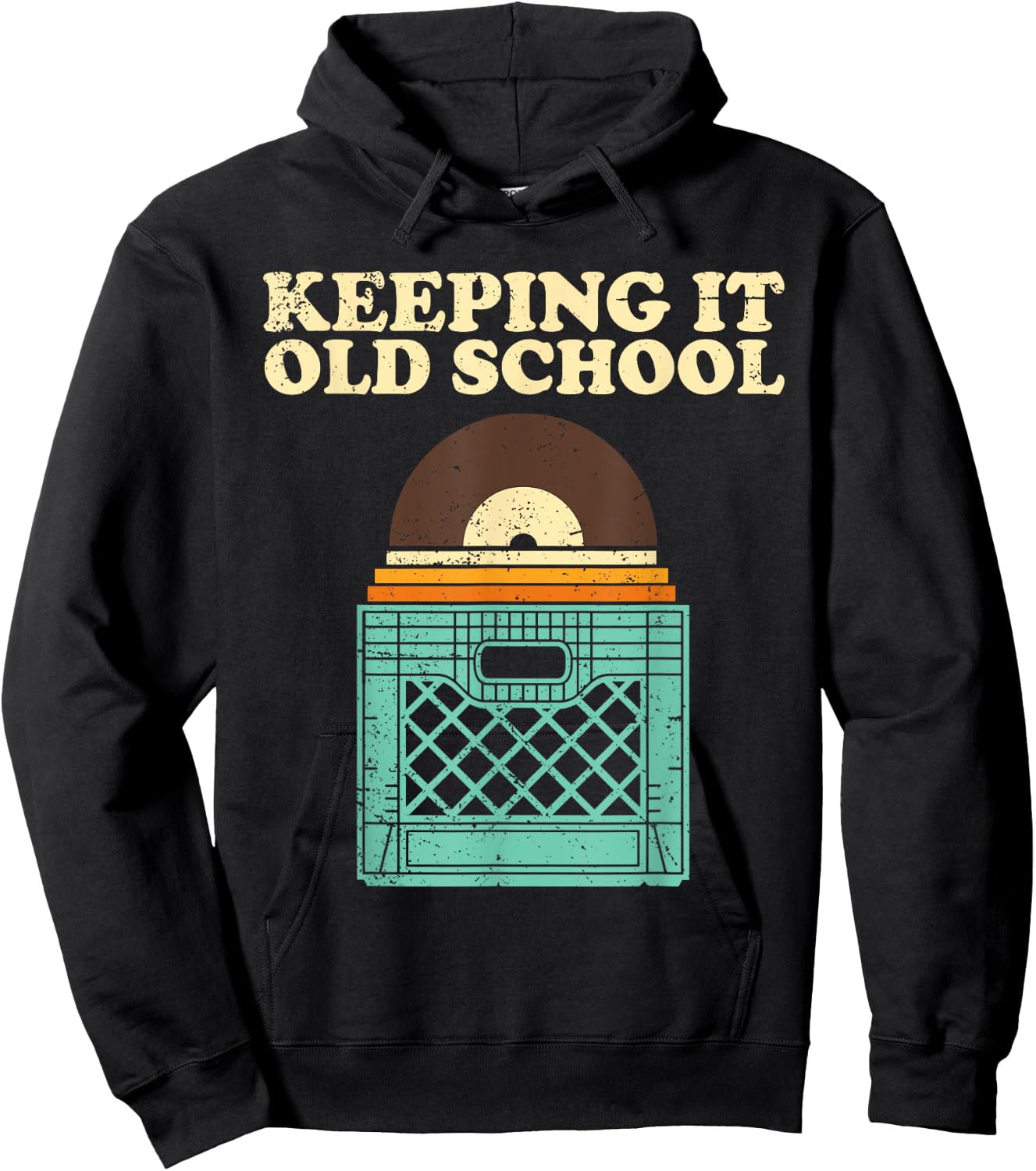 Funny Vinyl Record Art Vinyl Records Lover Album Men Women Hoodie - Hoodie | Black