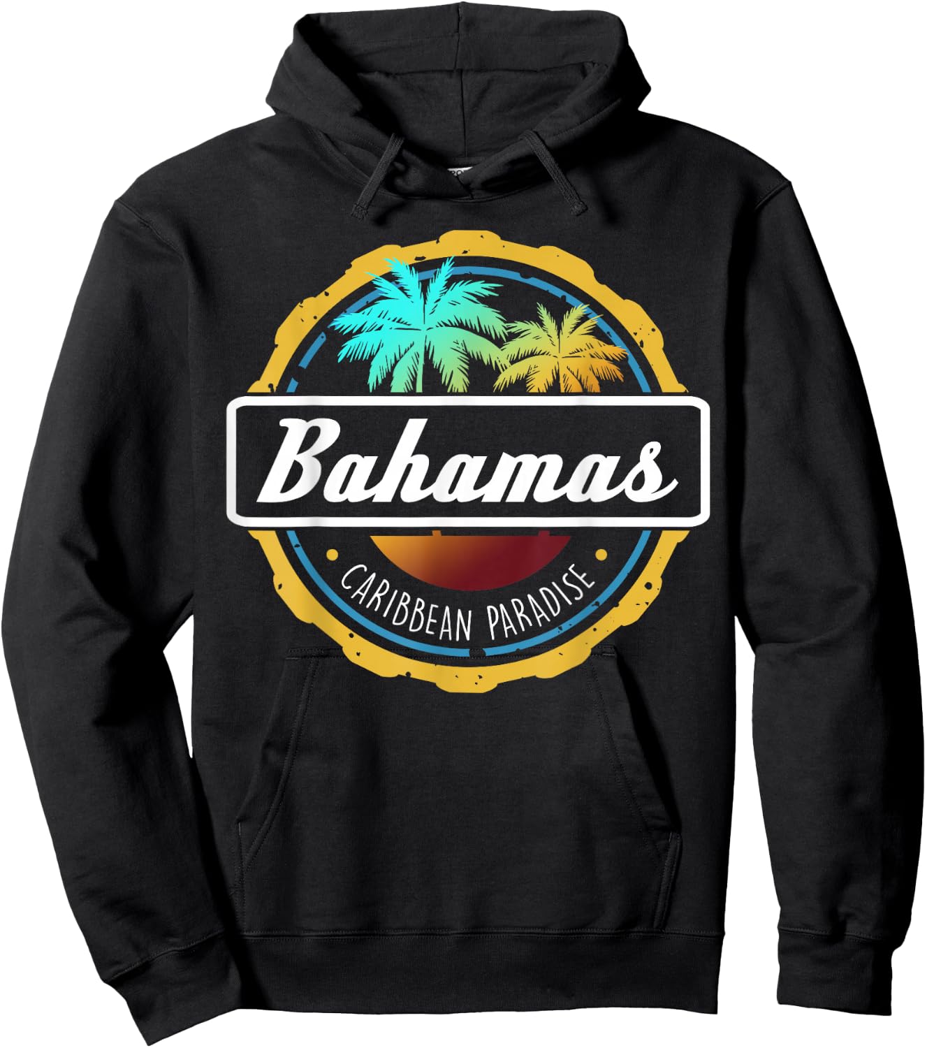 Proud Bahamas Bahamians Flag Gift Design Idea Nassau Design Small Hoodie - Hoodie | Black