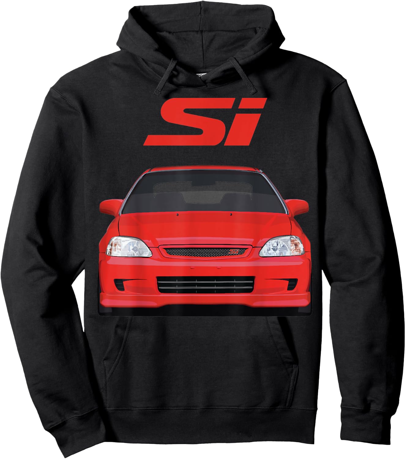 Civic Si JDM Japanese Car Hoodie - Hoodie | Black