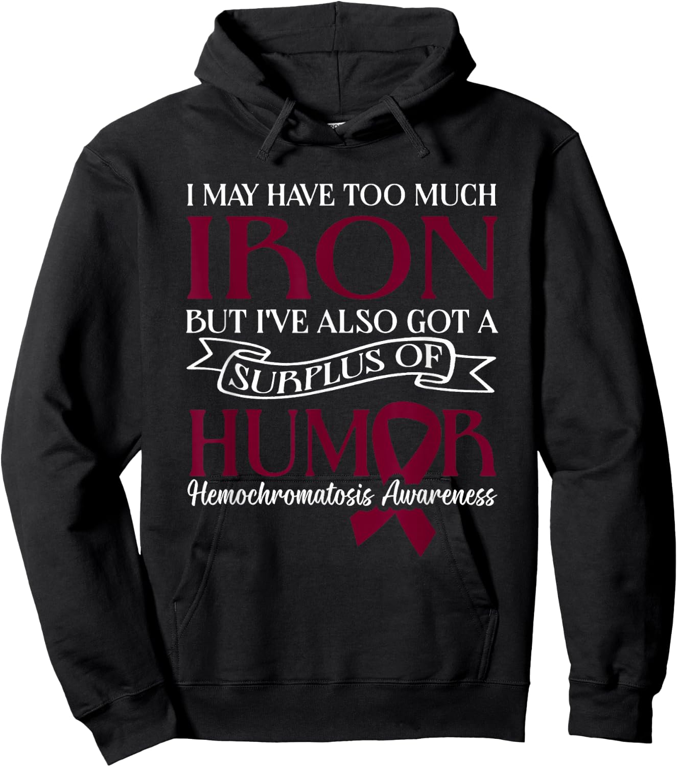 Hemochromatosis Awareness Month Hoodie - Hoodie | Black