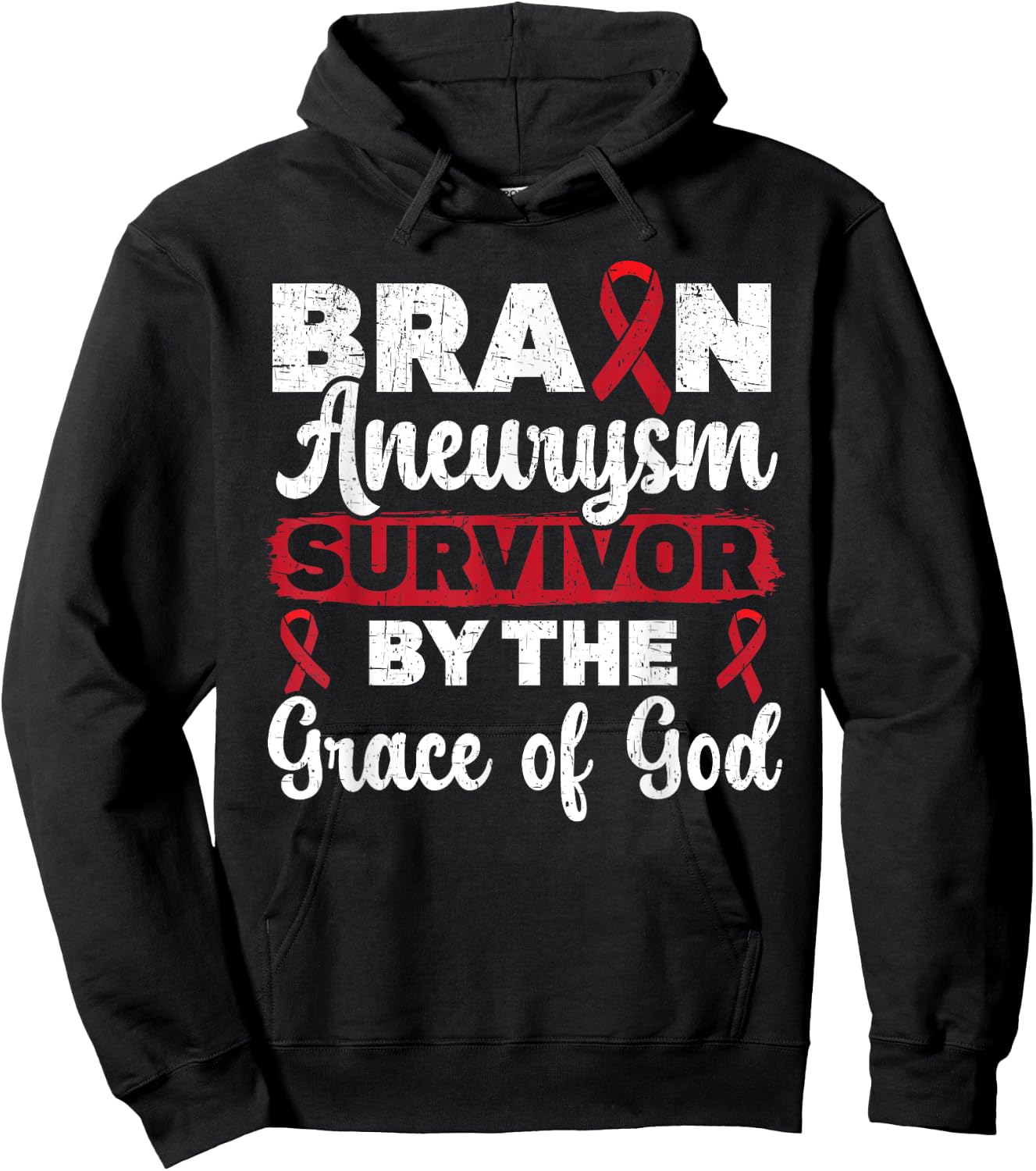 Brain Aneurysm Survivor Medical Condition Aneurysm Awareness Hoodie - Hoodie | Black
