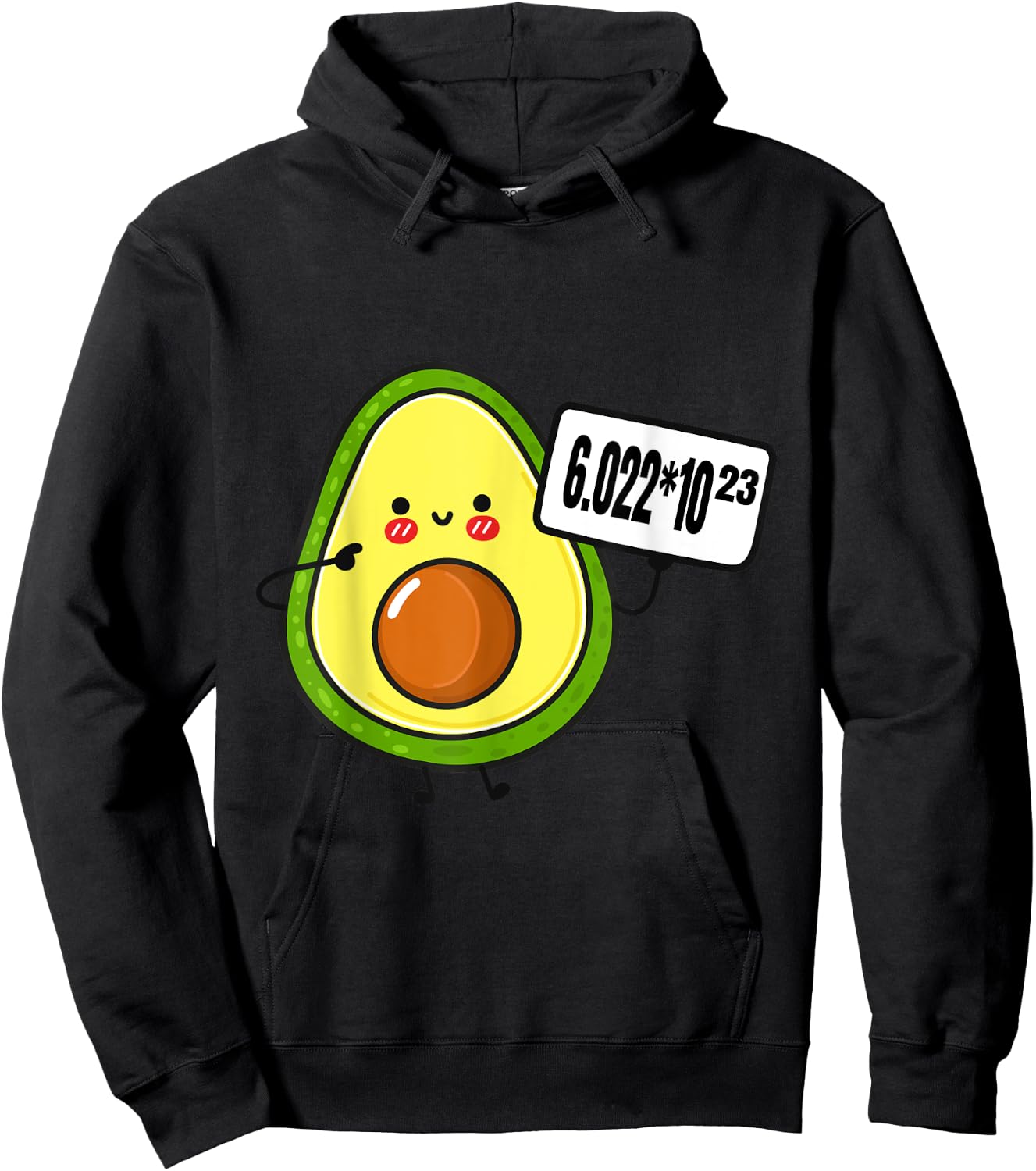Avogadros Number Funny Science Chemistry Pun Mole Day Hoodie - Hoodie | Black