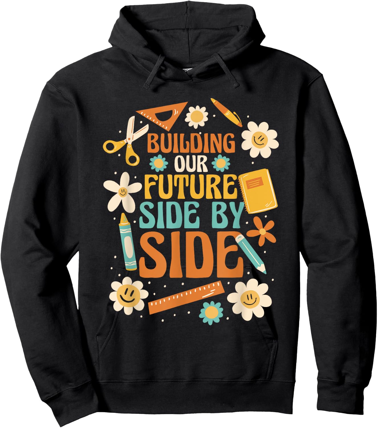 Building Our Future Side by Side Hoodie - Hoodie | Black