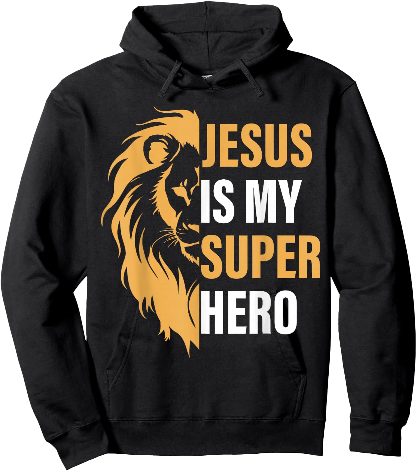 Jesus Is My Superhero Christian Religious Hoodie - Hoodie | Black