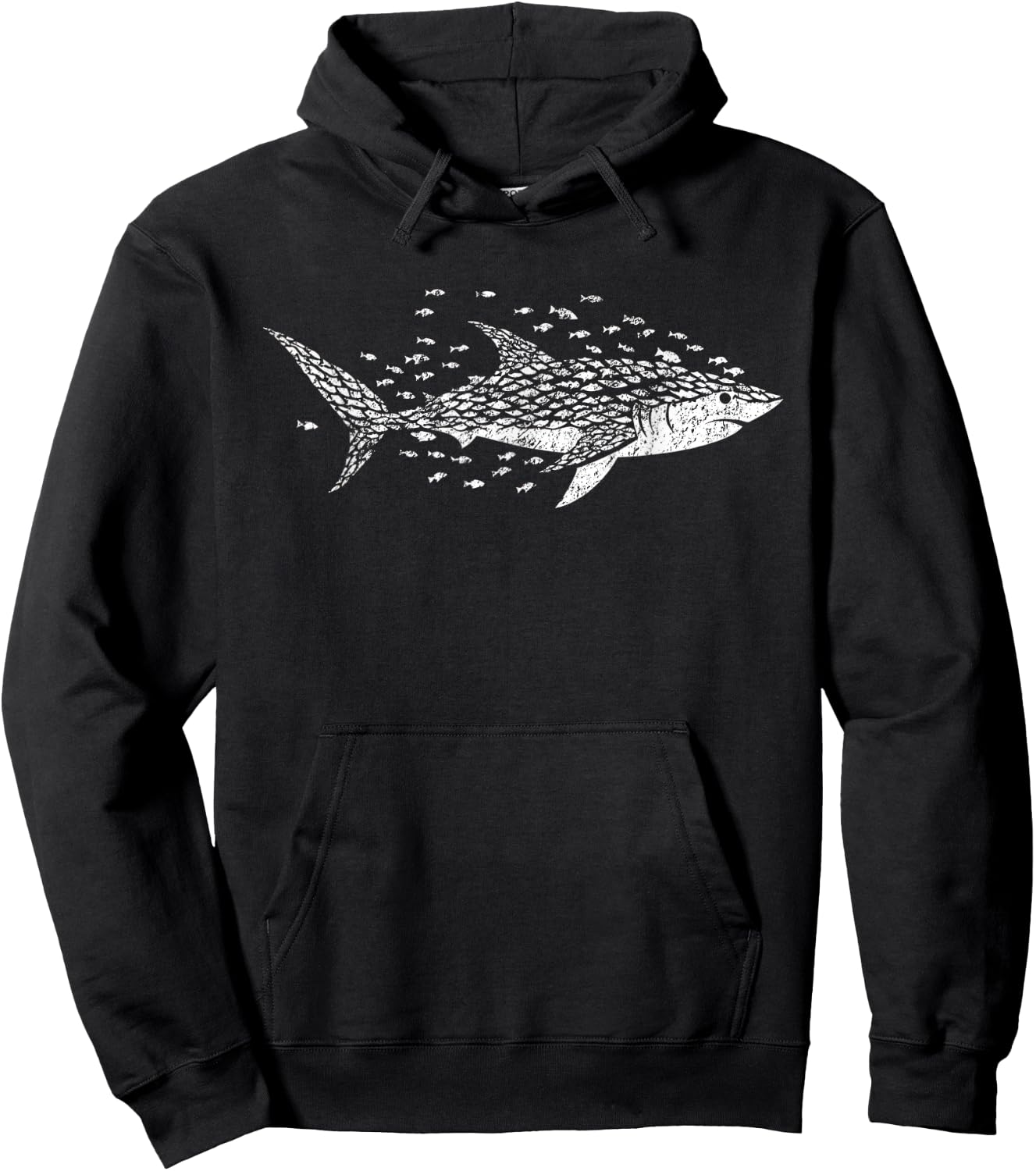 White Shark Lover Marine Biology Animal Science Hoodie - Hoodie | Black