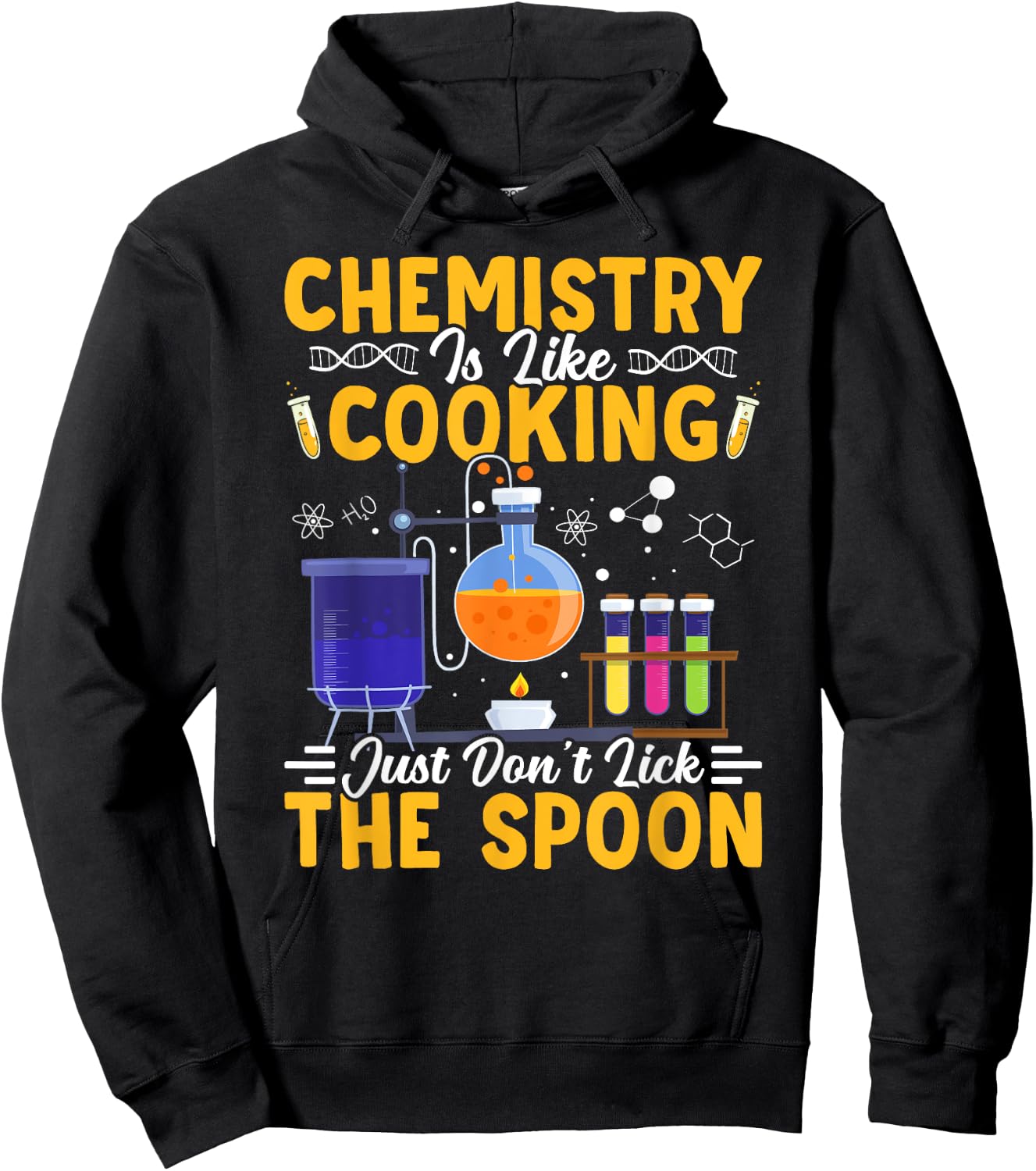 Chemistry Is Like Cooking Science Teacher Student Hoodie - Hoodie | Black