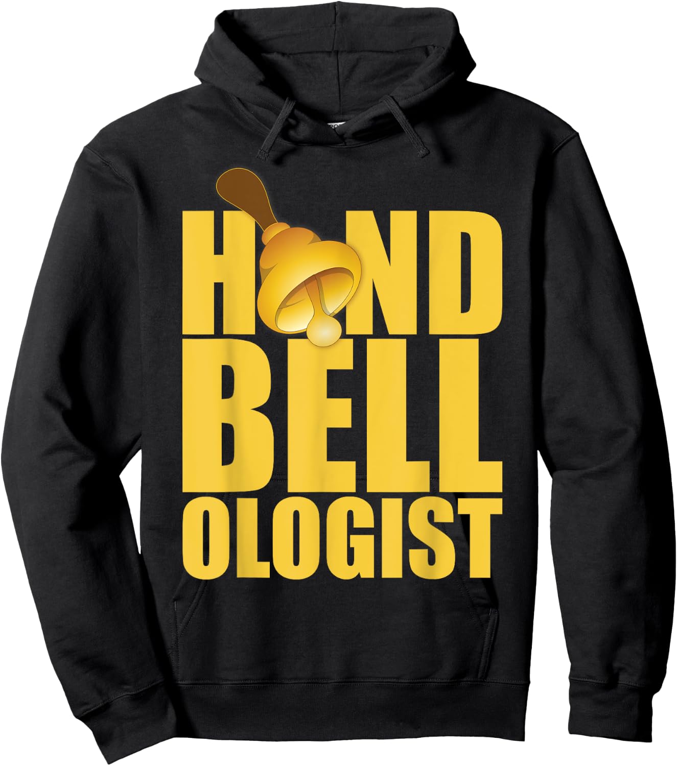 Handbell Choir Bell Ringing Church Music Hoodie - Hoodie | Black