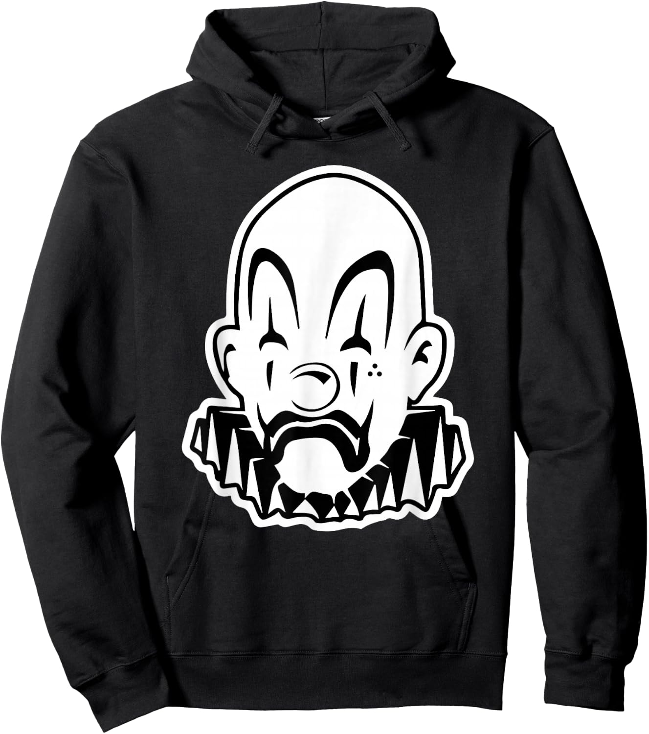 Payaso Chicano Clown Blackwork Minimal Hoodie - Hoodie | Black