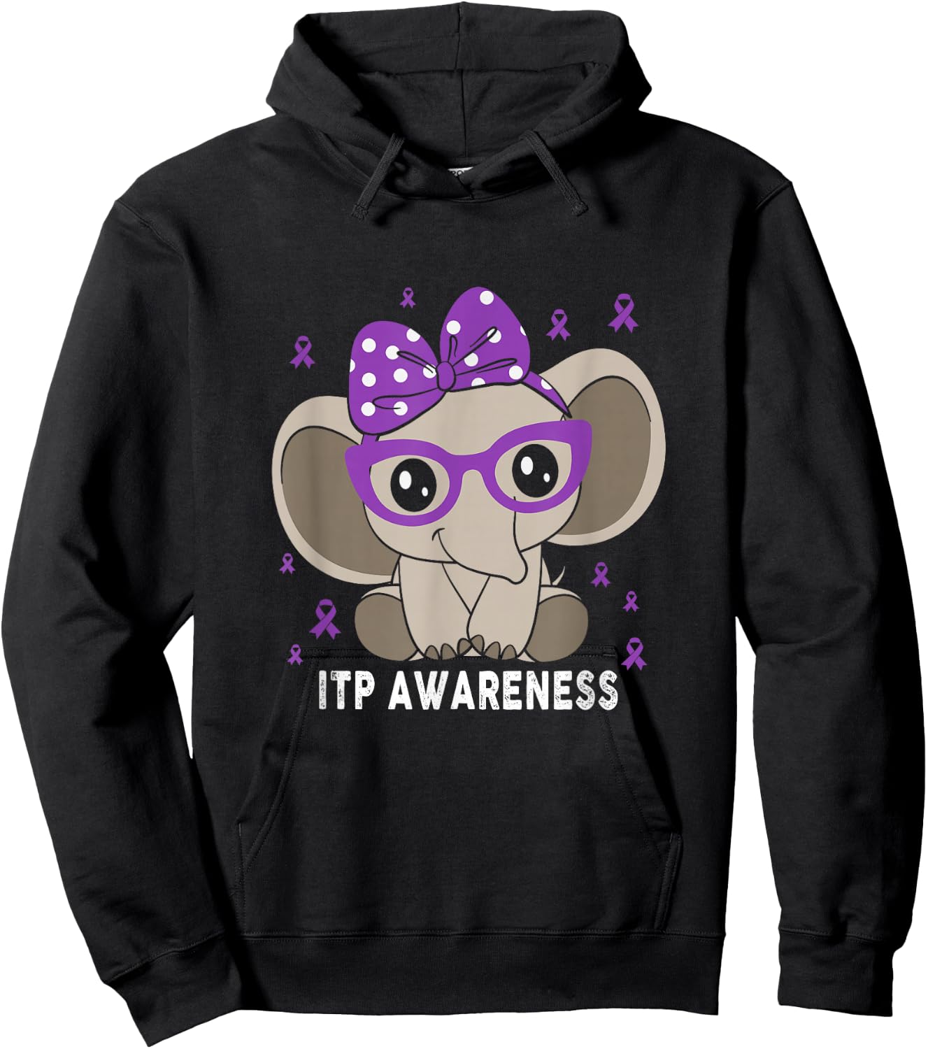ITP Awareness Butterfly ITP Warrior Hoodie - Hoodie | Black