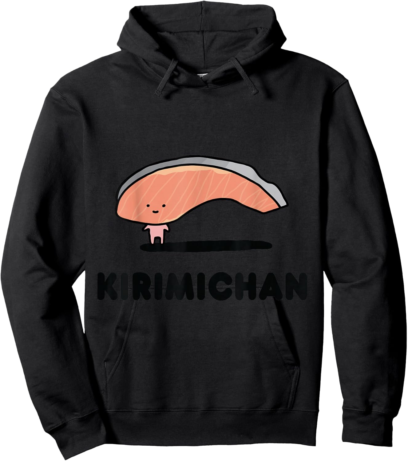 SANRIO Kirimichan Character Front and Back Hoodie - Hoodie | Black