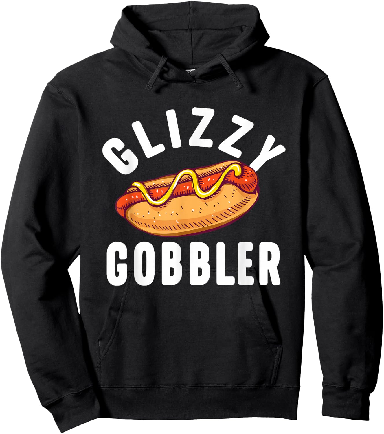 Glizzy Gobbler - Hot Dog Lover Fast Food Wiener Women Hoodie - Hoodie | Black