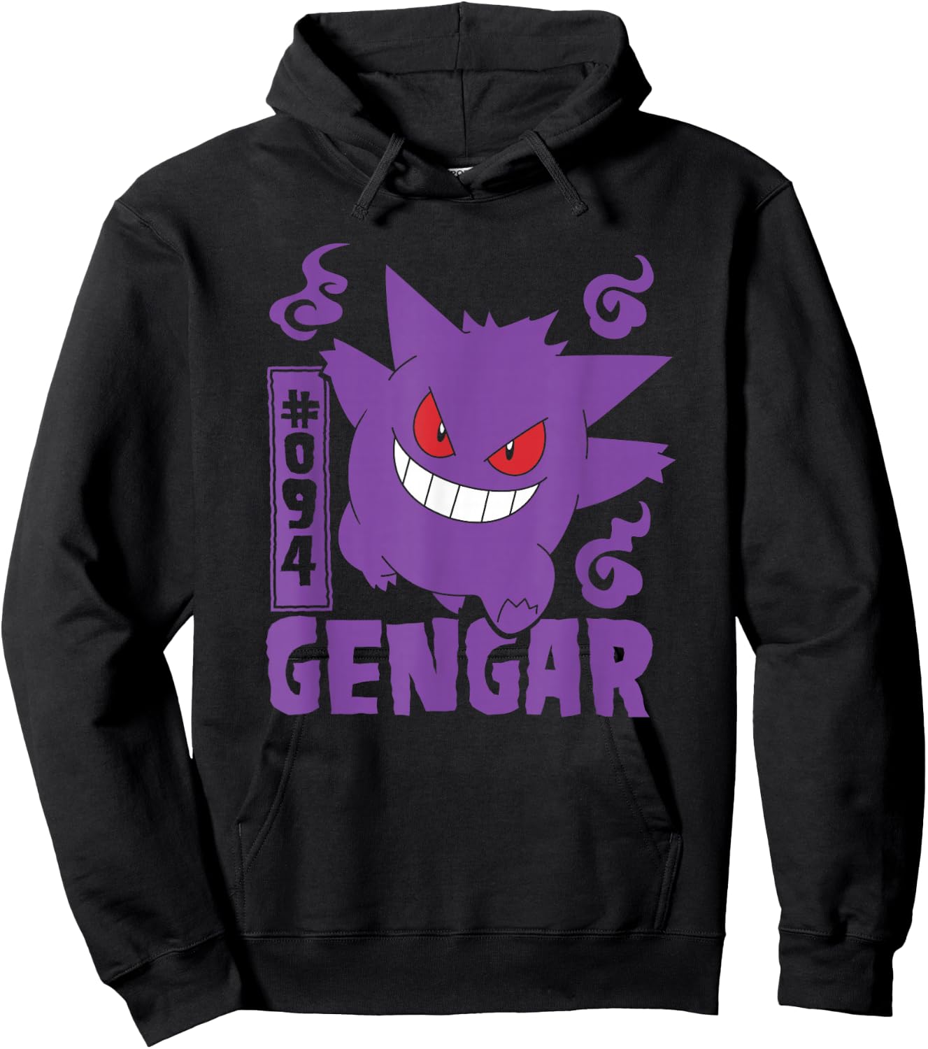 Pokémon - Gengar Hoodie - Hoodie | Black