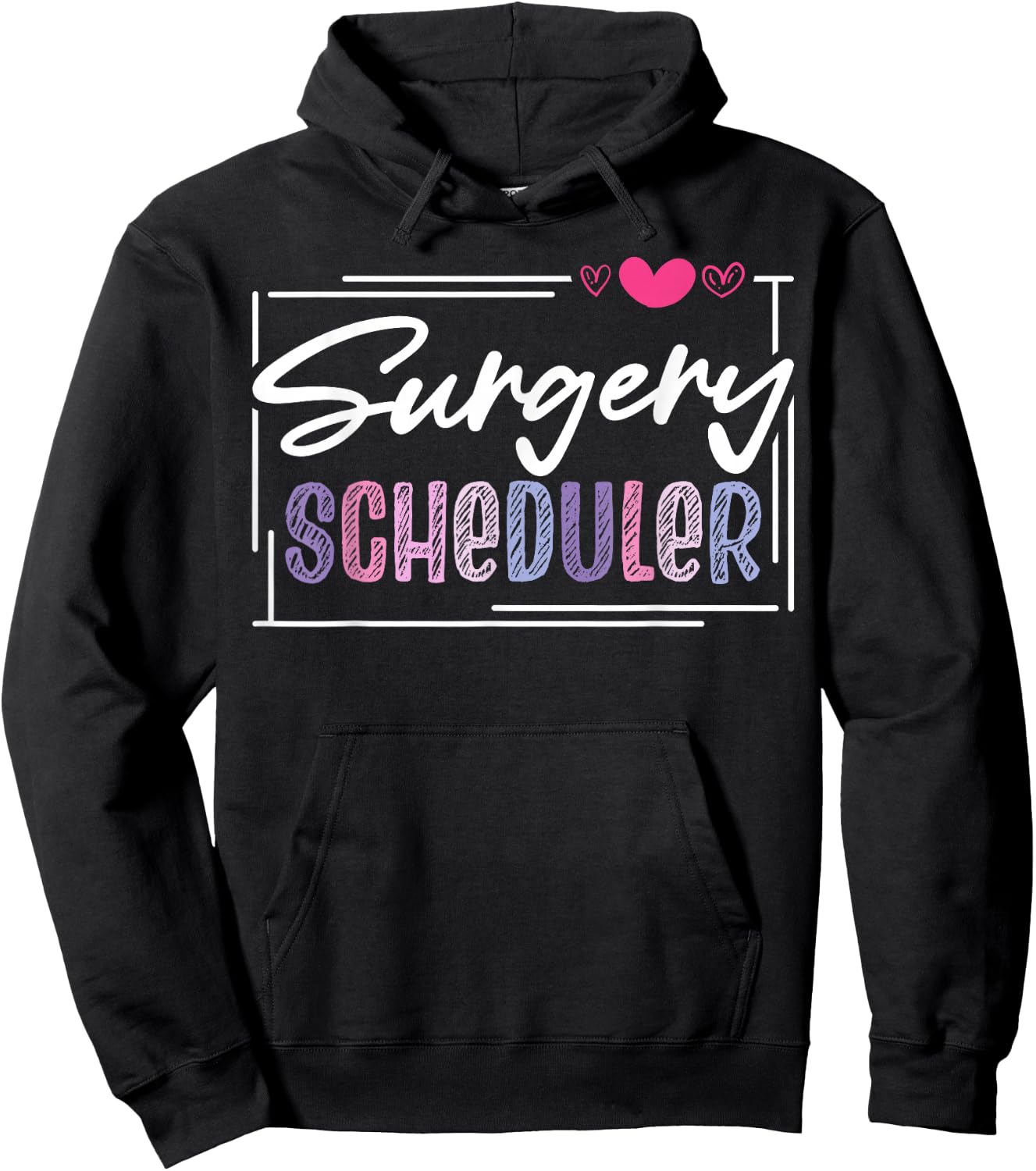 Cute Surgery Scheduler Hoodie - Hoodie | Black