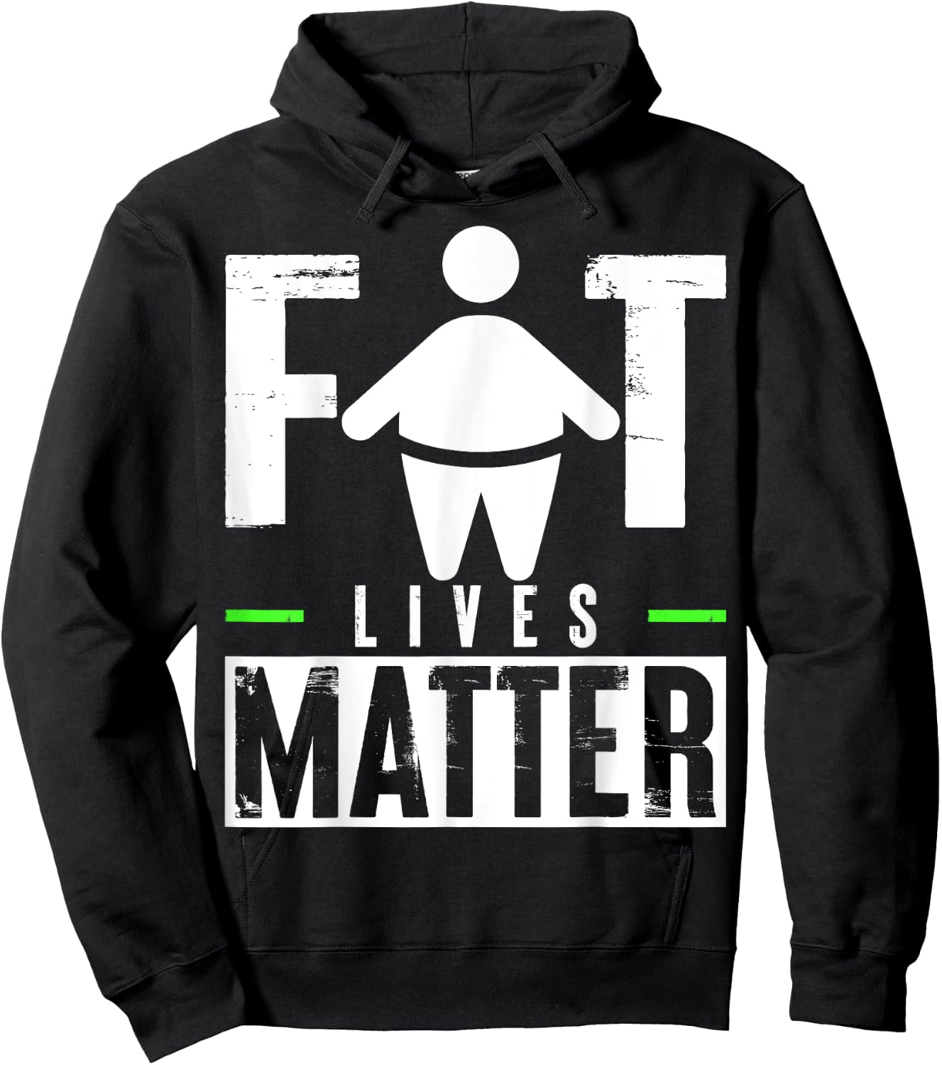 Fat Lives Matter Hoodie - Hoodie | Black