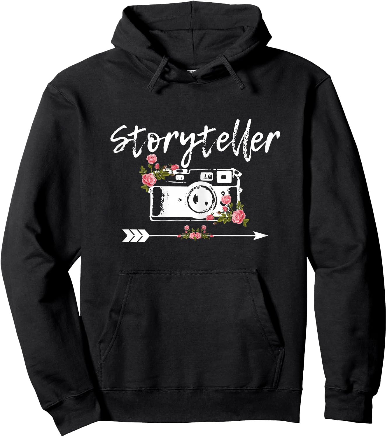 Photographer Vintage Camera Storyteller Photography Gift Hoodie - Hoodie | Black