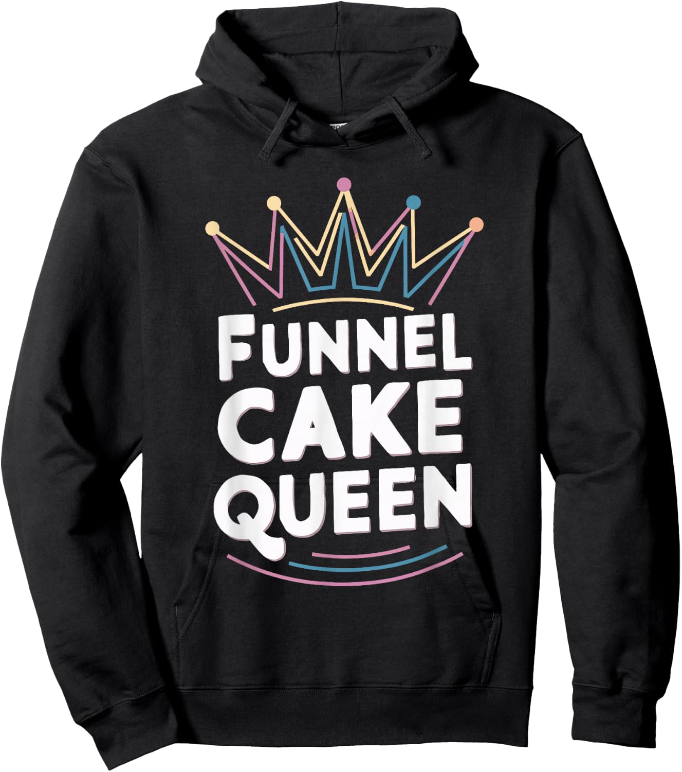 Funnel Cake Queen Hoodie - Hoodie | Black