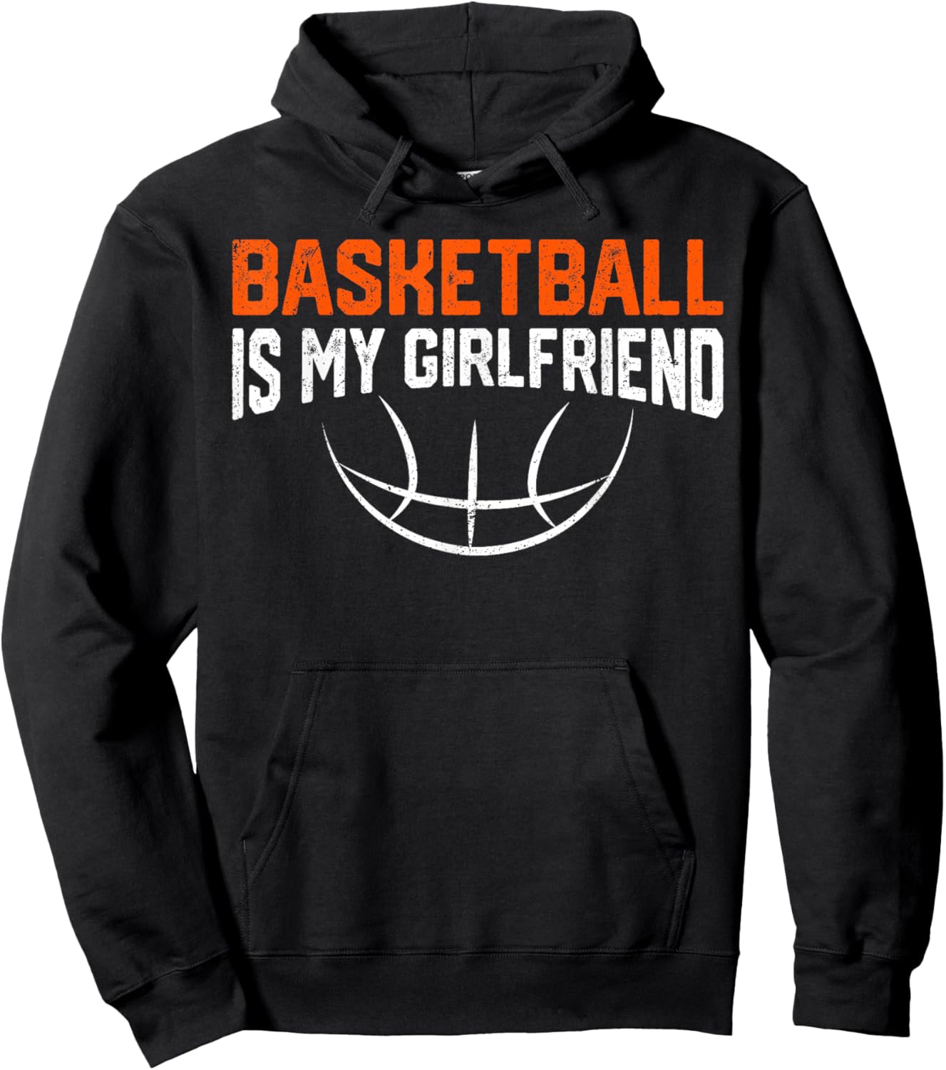 Basketball Is My Girlfriend Hoodie - Hoodie | Black