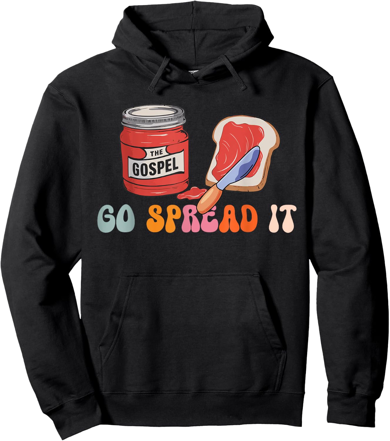 Go Spread It The Gospel Hoodie - Hoodie | Black