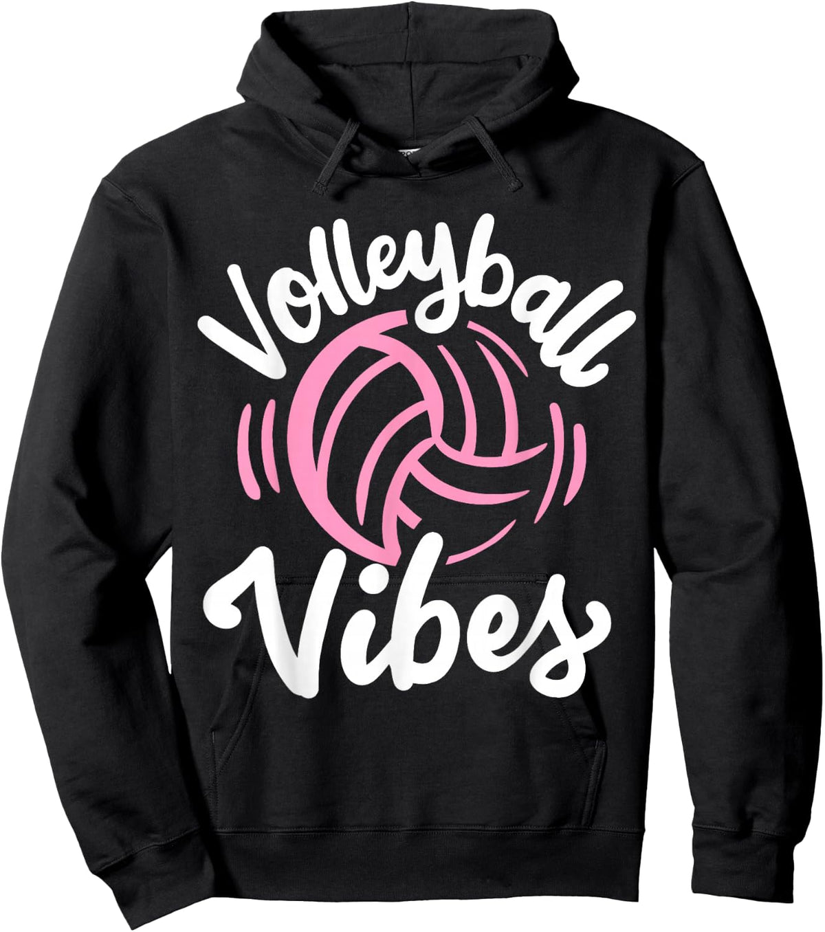Volleyball Vibes Hoodie - Hoodie | Black