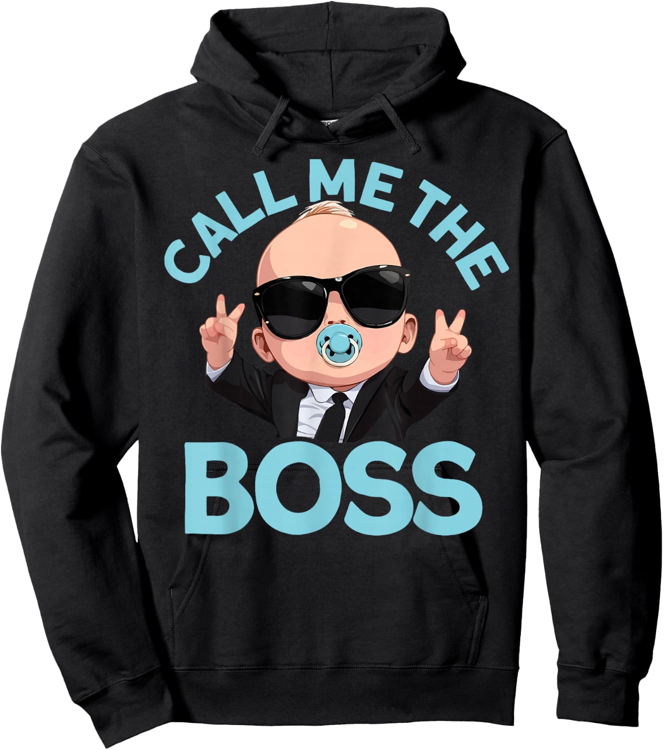 Baby Boss "Call Me Boss" Like A Boss Kids Hoodie - Hoodie | Black