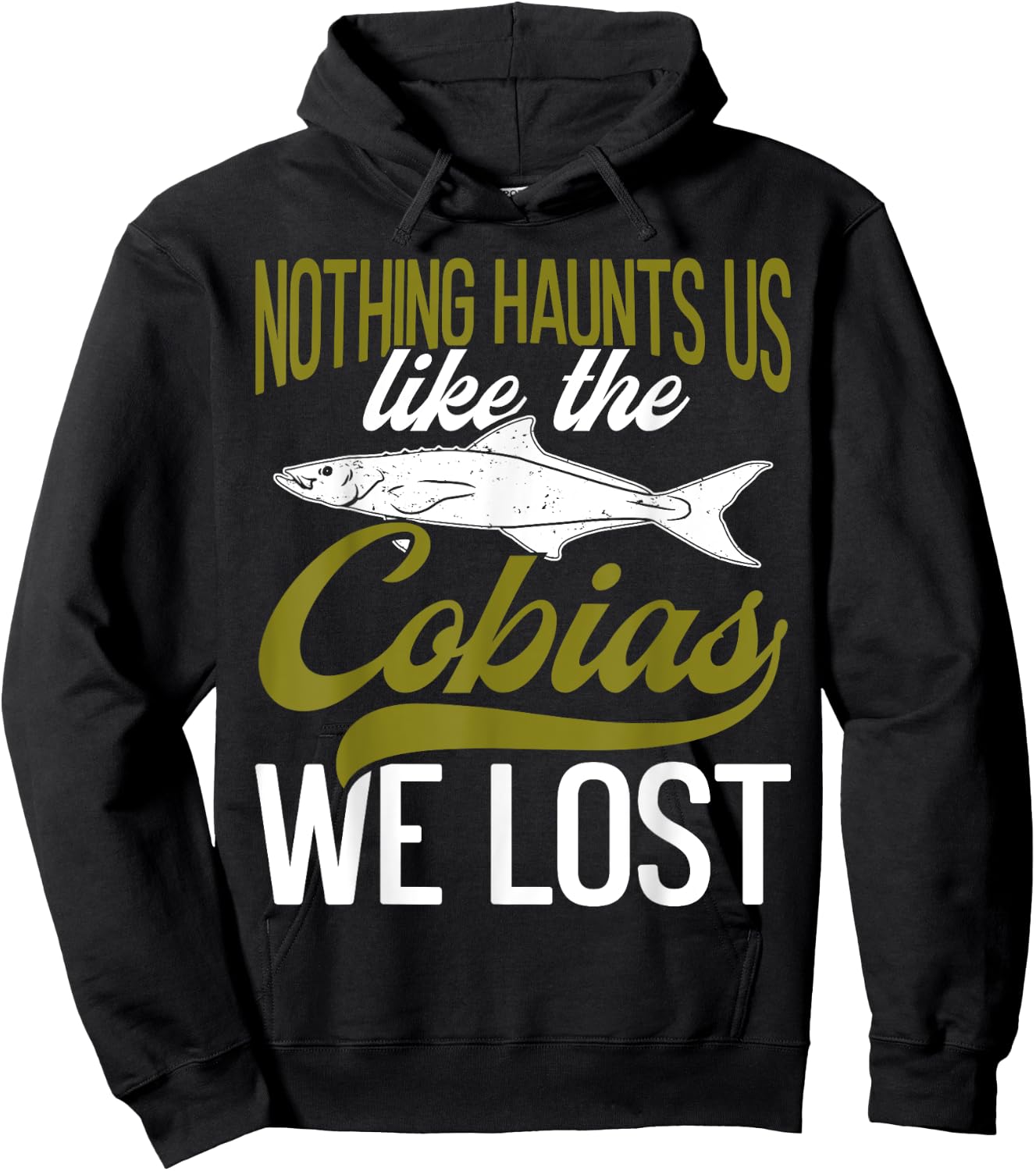Cobia Fishing Lure & Cobia Fishing Equipment Cobia Fisher Hoodie - Hoodie | Black