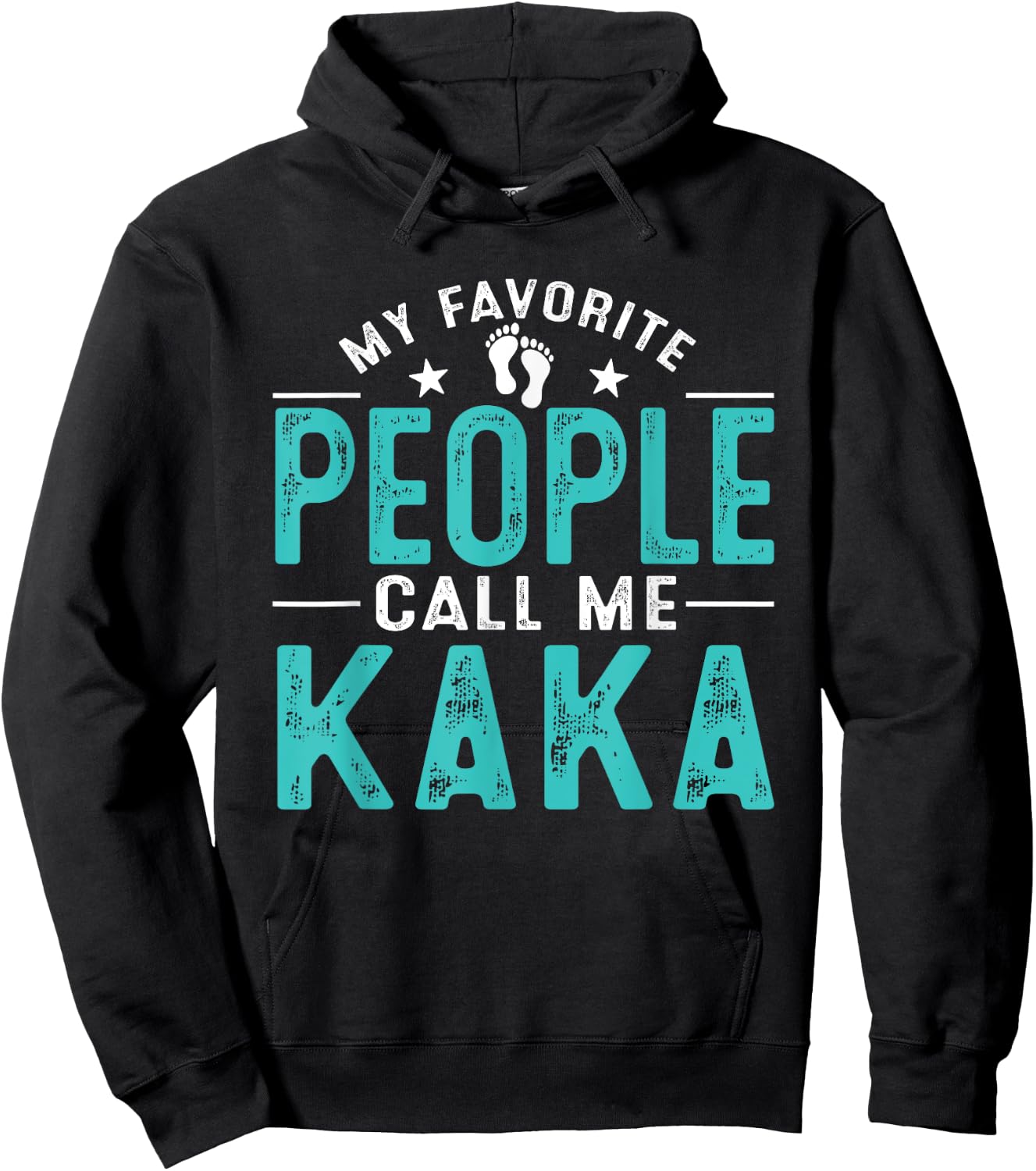 My Favorite People Call Me Kaka Vintage Funny Kaka Father Hoodie - Hoodie | Black