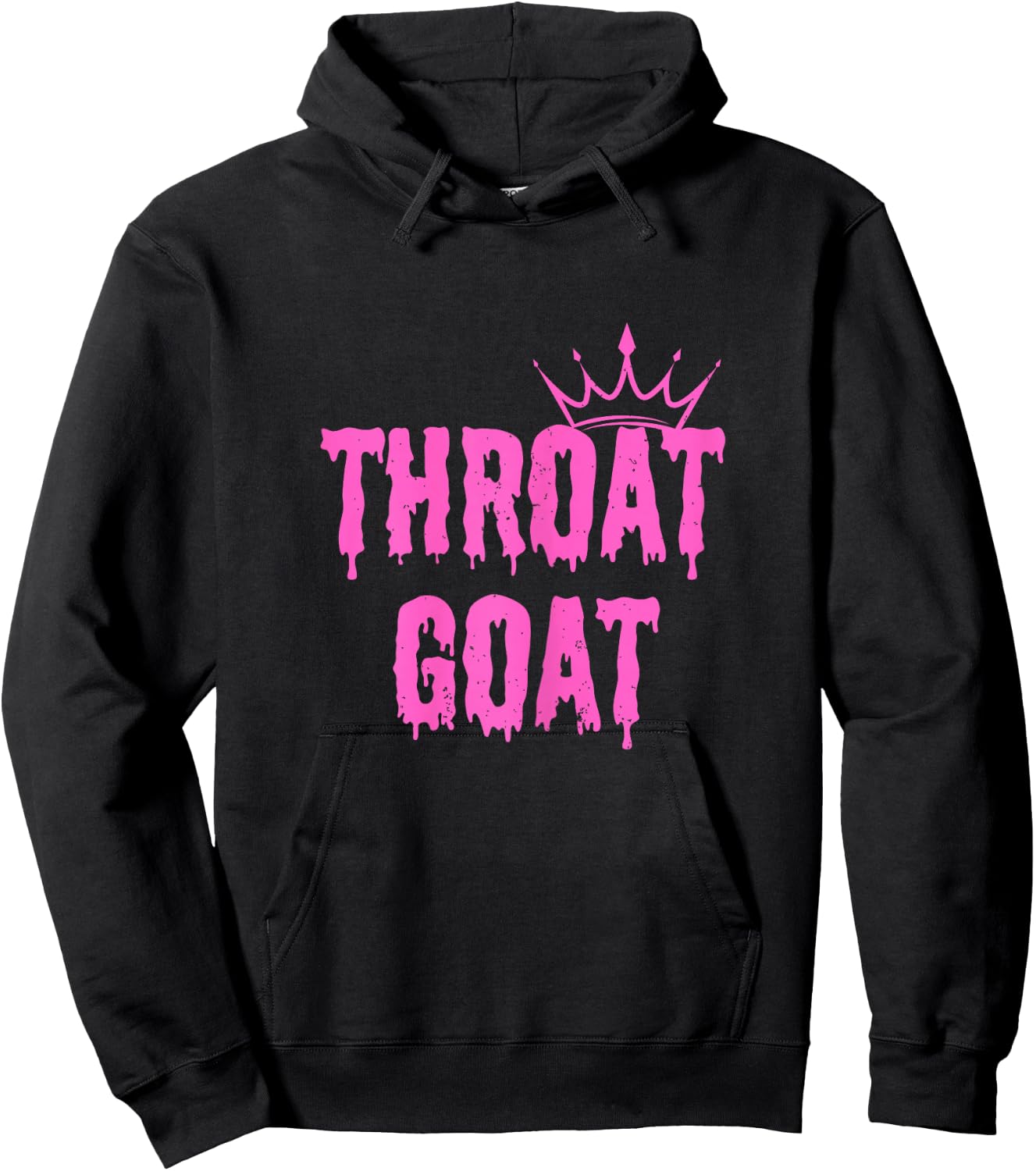 Throat Goat Funny Sex Joke Dirty Adult Humor Hoodie - Hoodie | Black