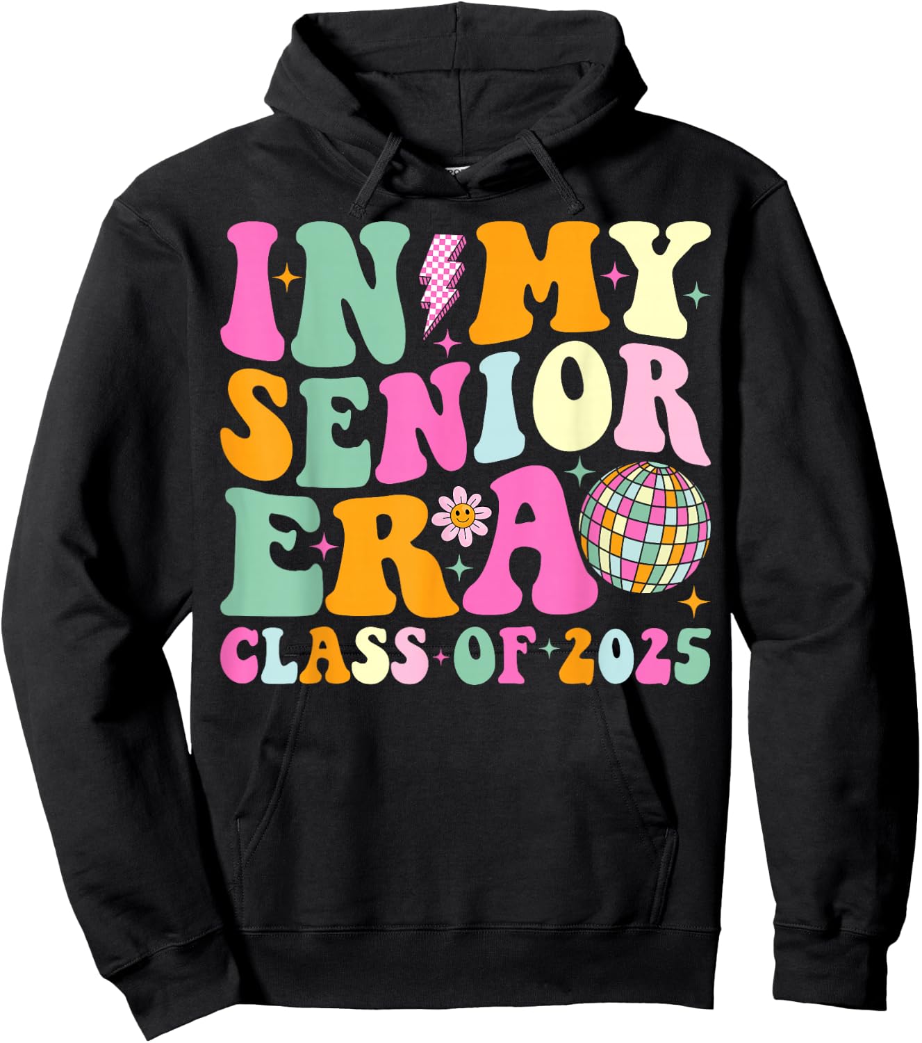 In My Senior Era Class of 2025 Senior 2025 Graduation Hoodie - Hoodie | Black